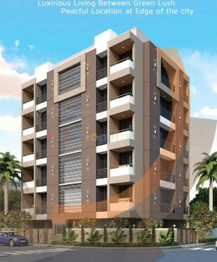 Elevation of real estate project Shiv Apartment located at Munjka, Rajkot, Gujarat
