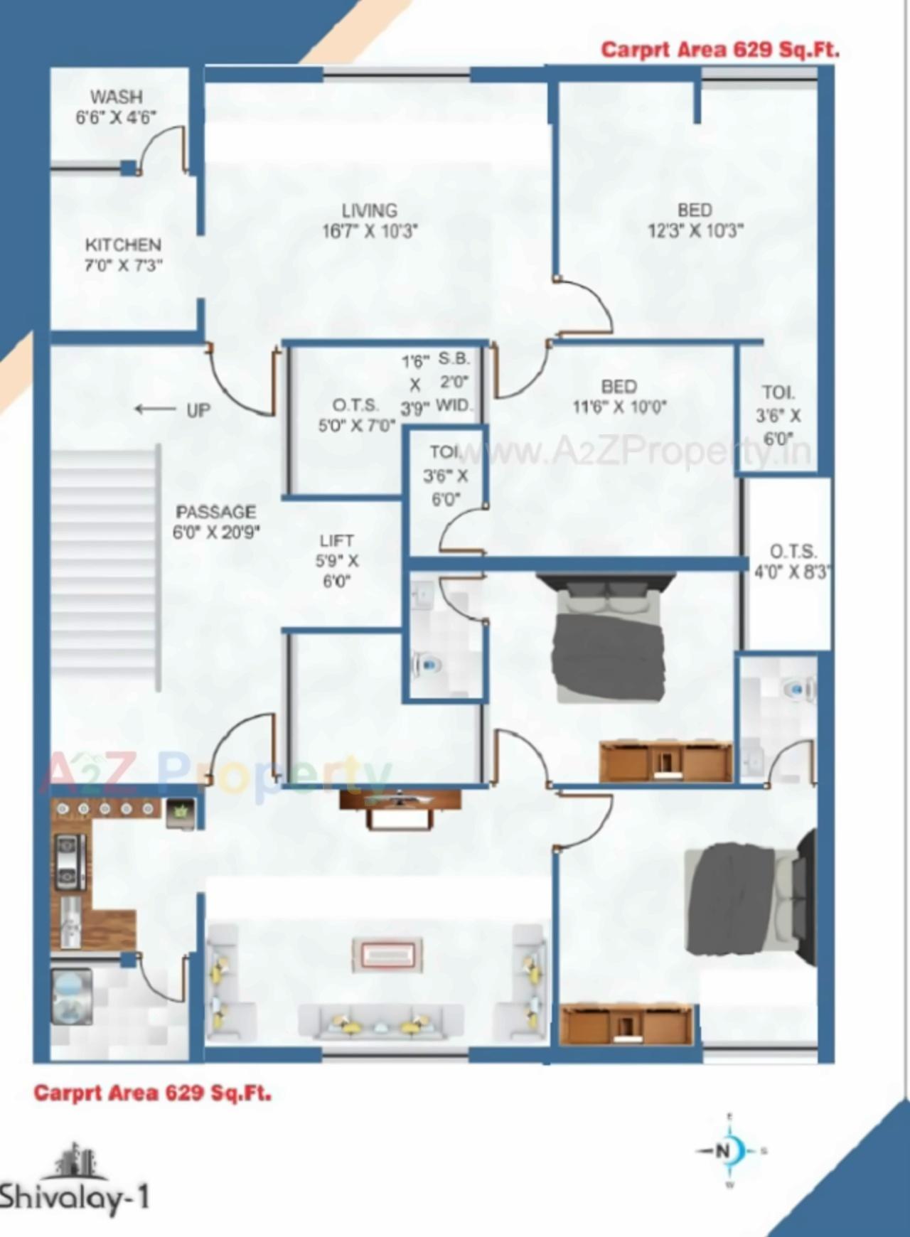 Layout of real estate project Shivalay located at Rajkot, Rajkot, Gujarat