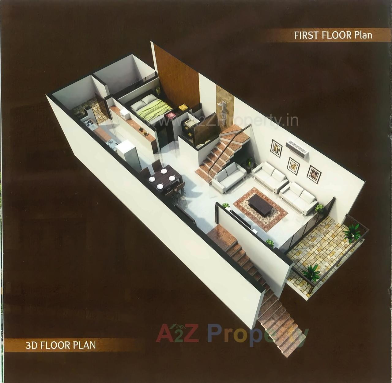 Layout of real estate project Shivalay Bunglows located at Rajkot, Rajkot, Gujarat