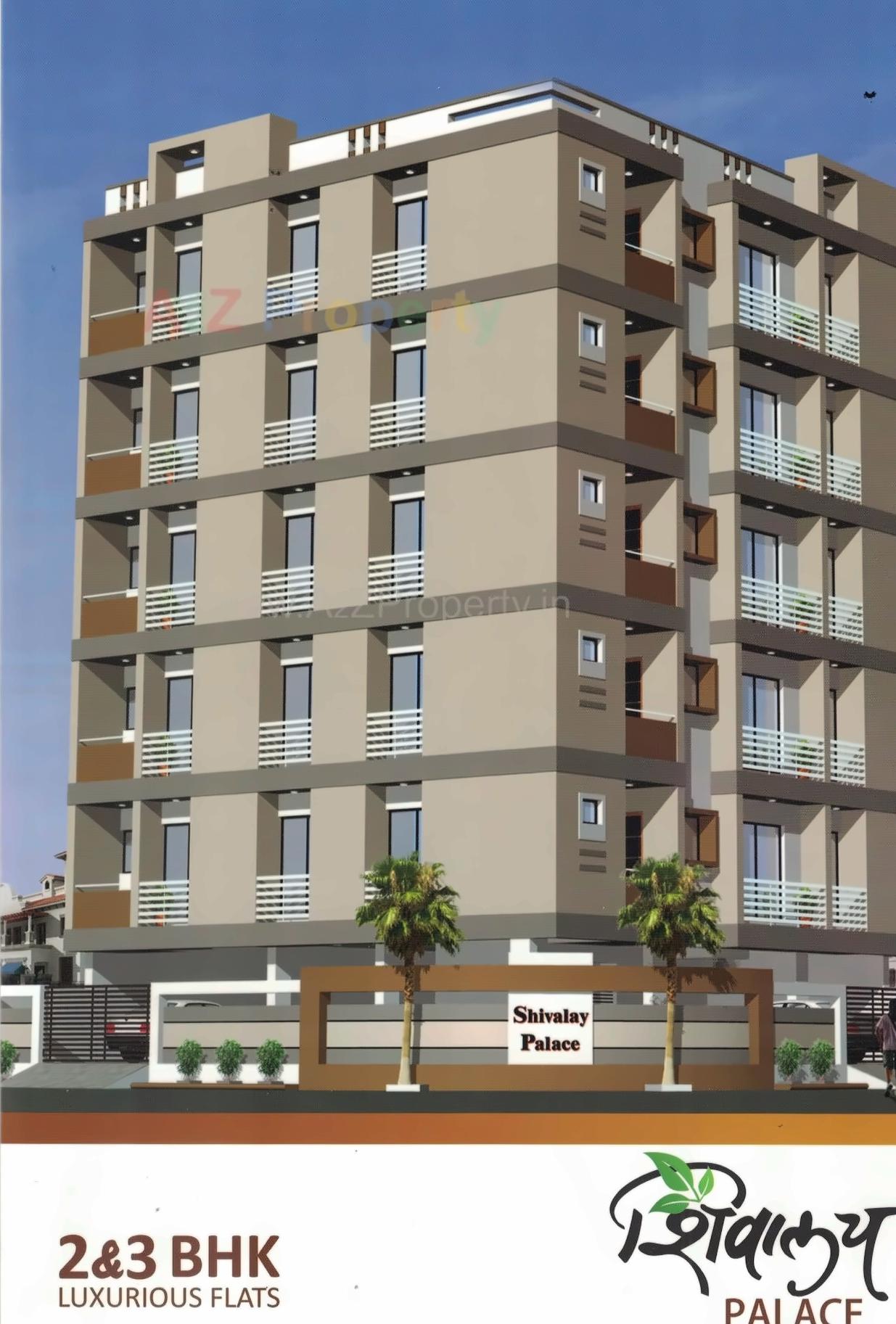 3D Elevation of real estate project Shivalay Palace located at Mavdi, Rajkot, Gujarat