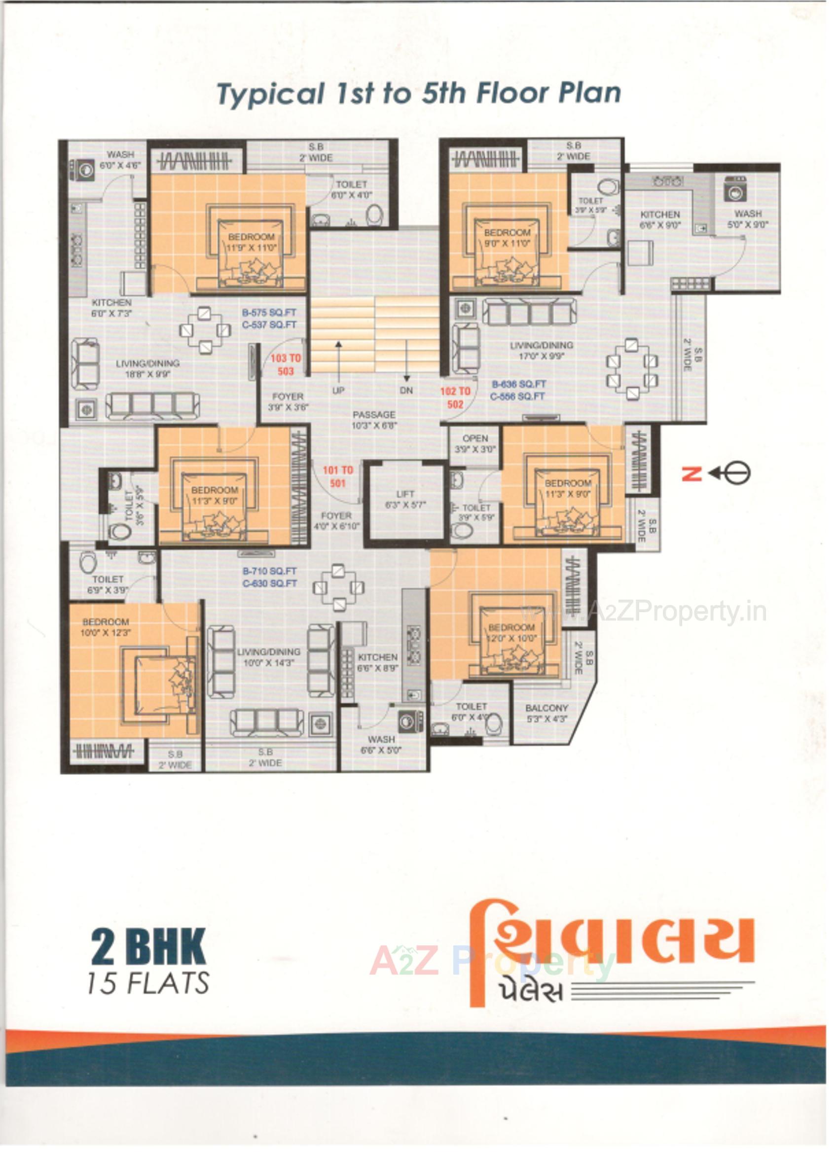 Layout of real estate project Shivalay Palace located at Kangashiyali, Rajkot, Gujarat