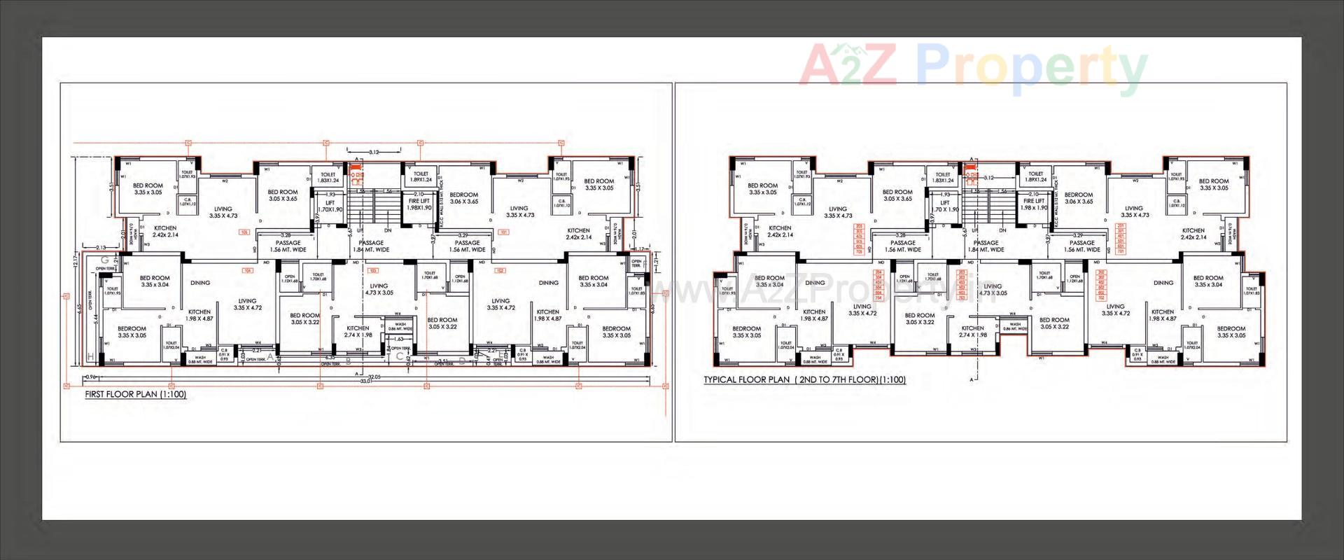 Layout of real estate project Shivalay Sanidhya located at Rajkot, Rajkot, Gujarat