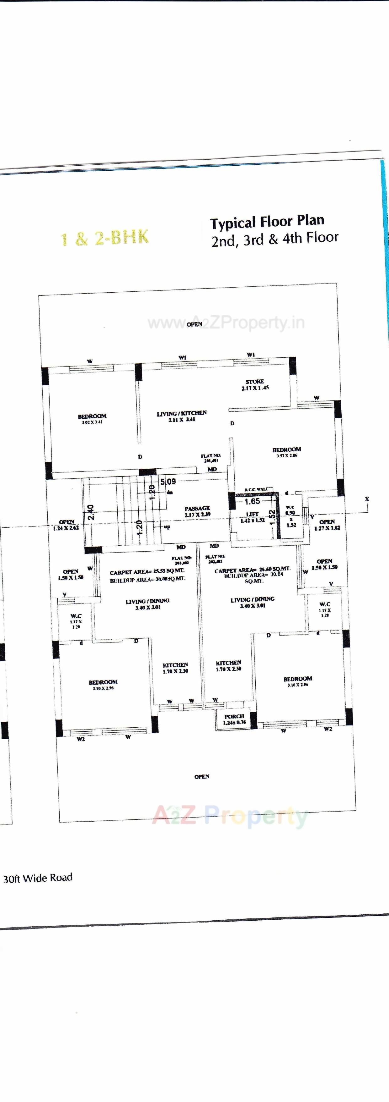 Layout of real estate project Shivalay located at Mavdi, Rajkot, Gujarat
