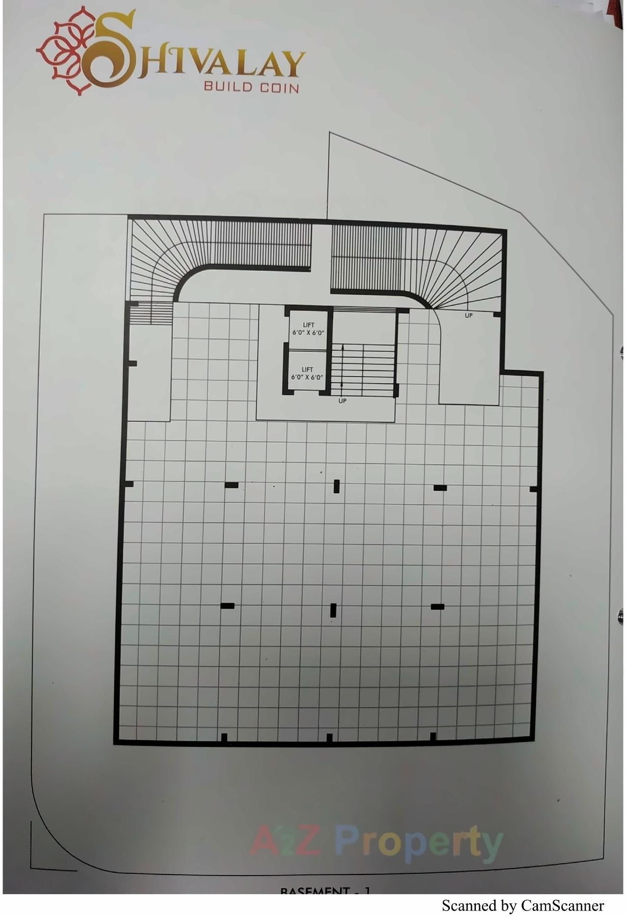 Layout of real estate project Shivalay located at Rajkot, Rajkot, Gujarat