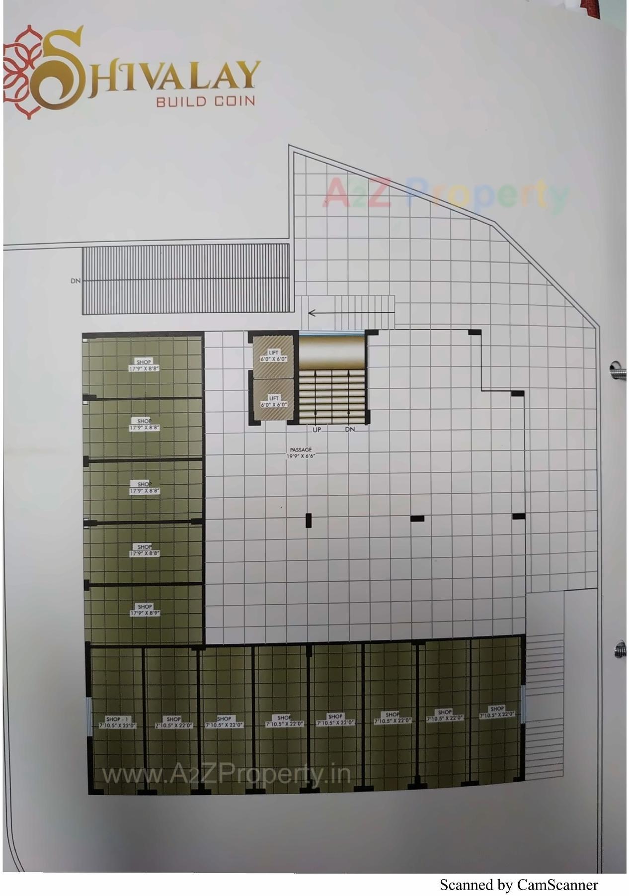 Layout of real estate project Shivalay located at Rajkot, Rajkot, Gujarat