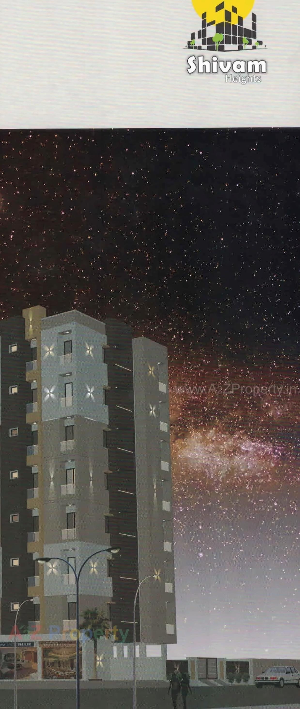 3D Elevation of real estate project Shivam Heights located at Rajkot, Rajkot, Gujarat