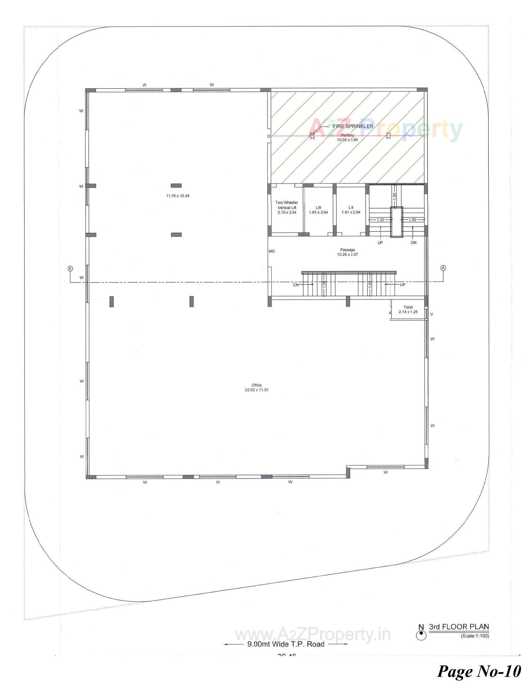 Layout of real estate project Shivanta located at Motamava, Rajkot, Gujarat