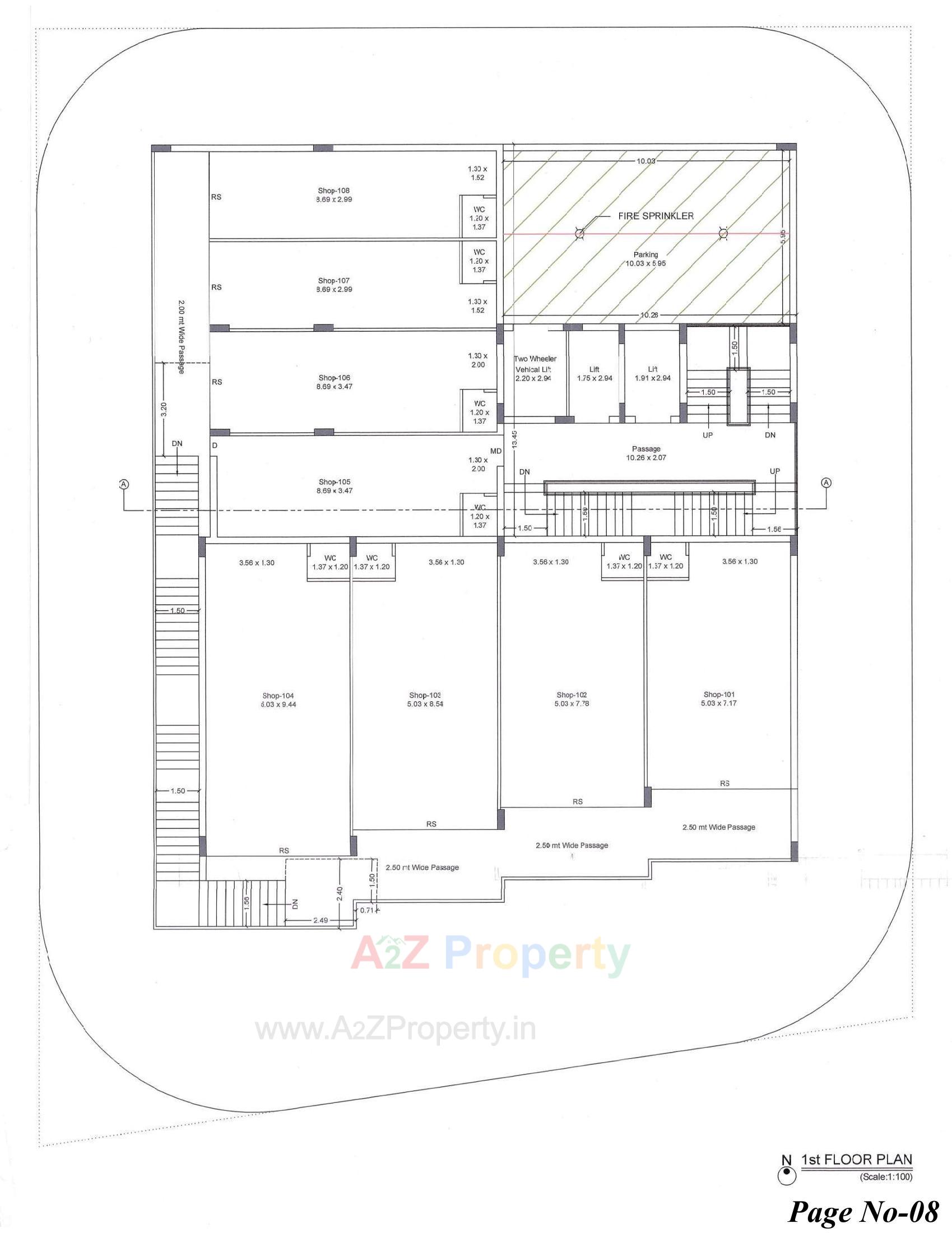 Layout of real estate project Shivanta located at Motamava, Rajkot, Gujarat