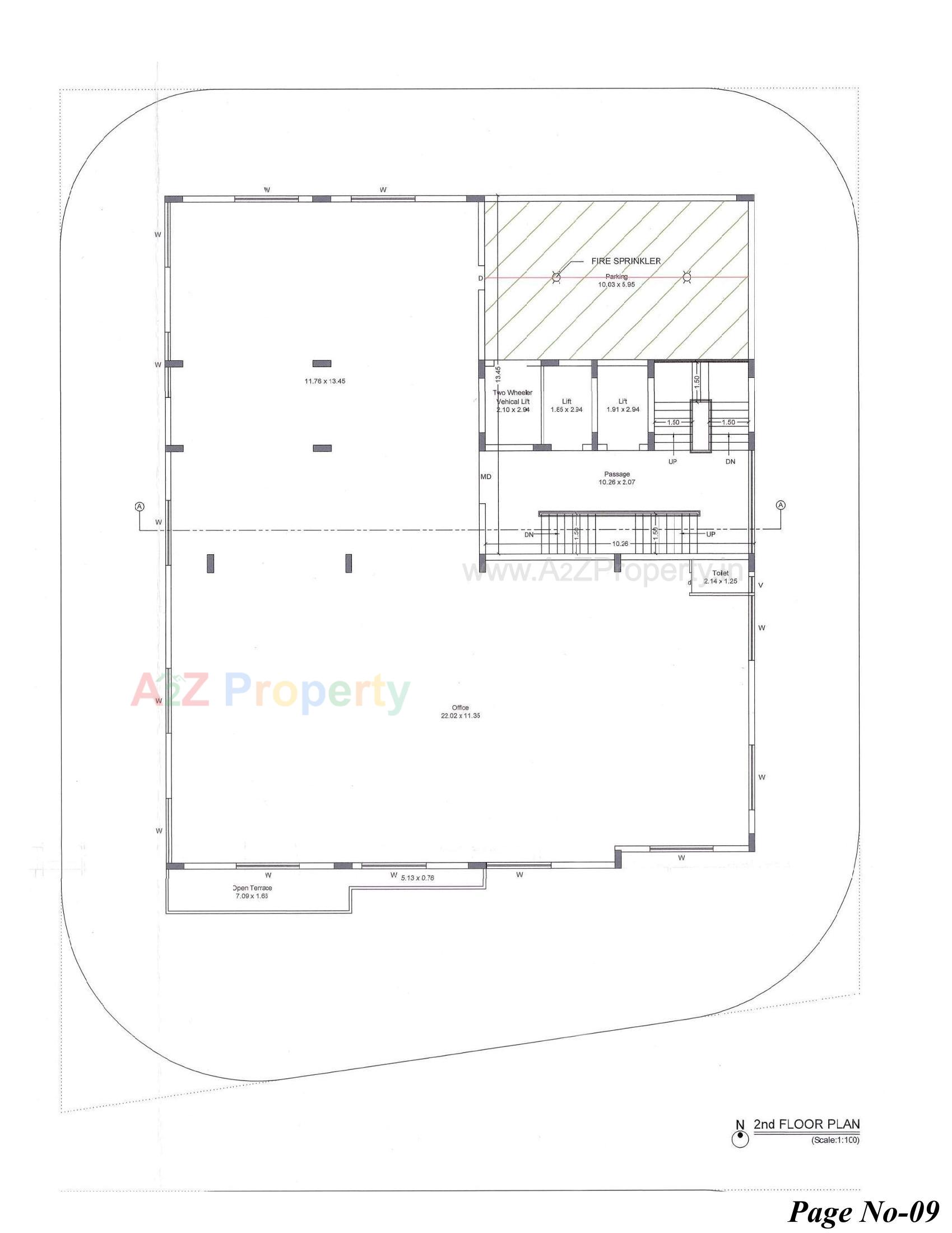 Layout of real estate project Shivanta located at Motamava, Rajkot, Gujarat