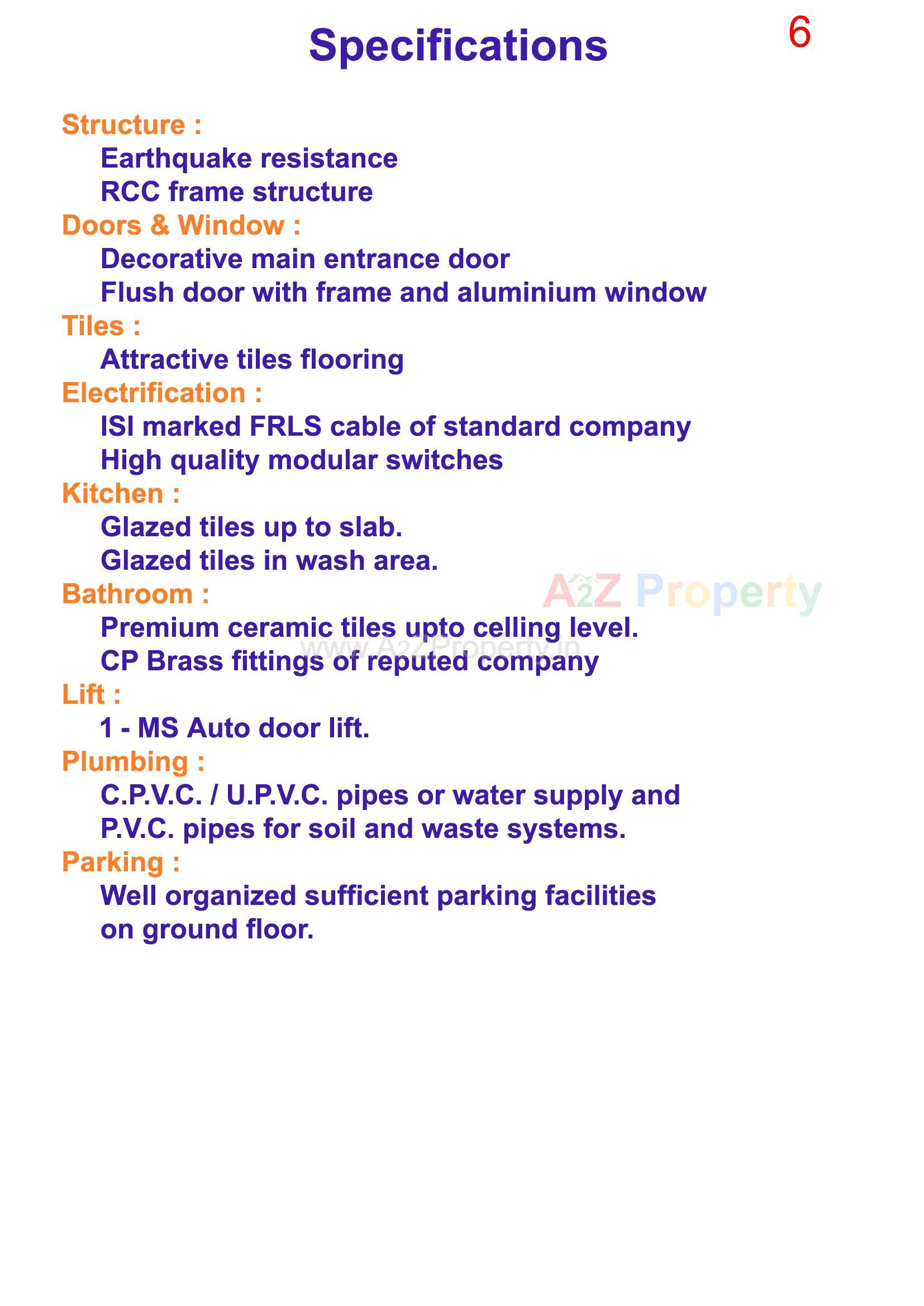  of real estate project Shivradha Avenue located at Mavdi, Rajkot, Gujarat