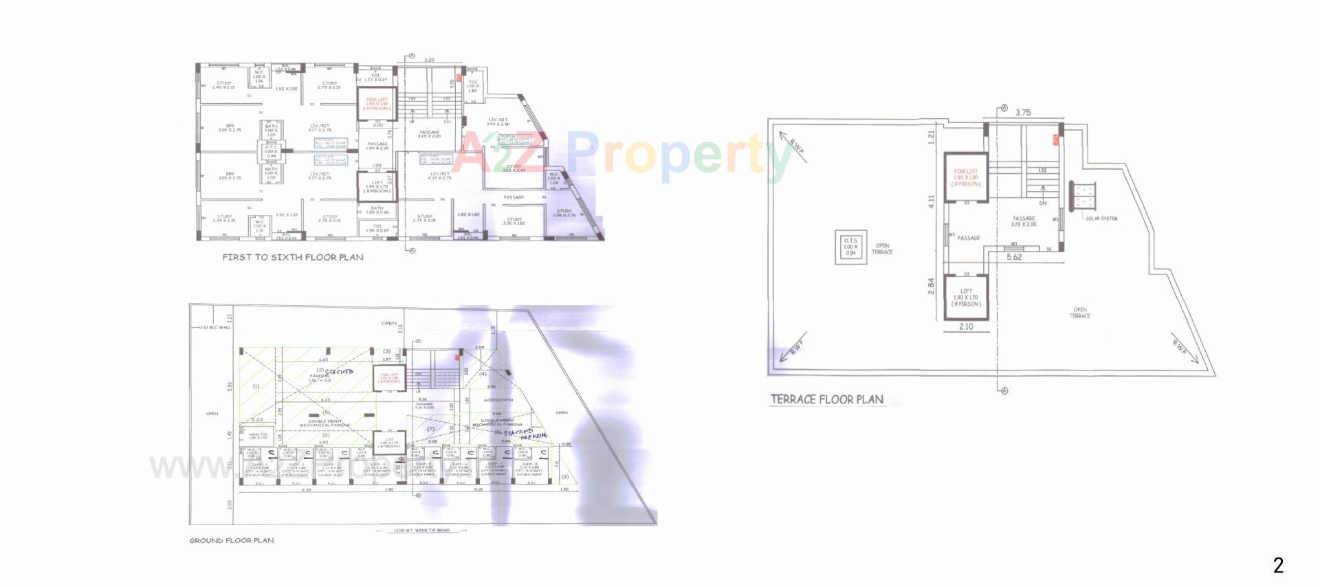 Layout of real estate project Shree Ambe Pride located at Rajkot, Rajkot, Gujarat