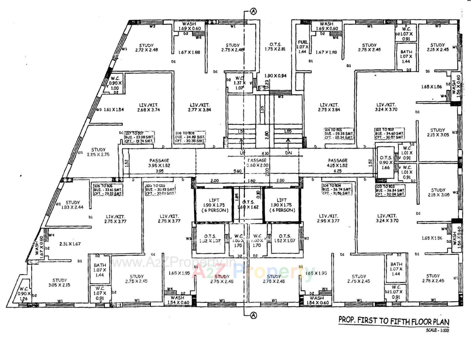 Layout of real estate project Shree Ambe Residency located at Rajkot, Rajkot, Gujarat