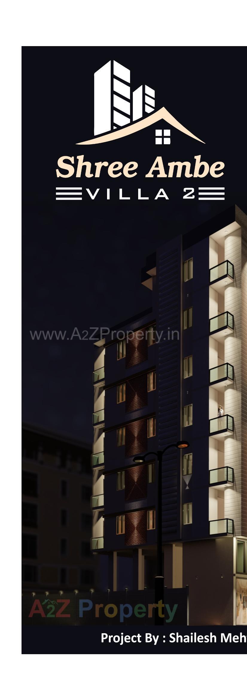 3D Elevation of real estate project Shree Ambe Villa located at Rajkot, Rajkot, Gujarat