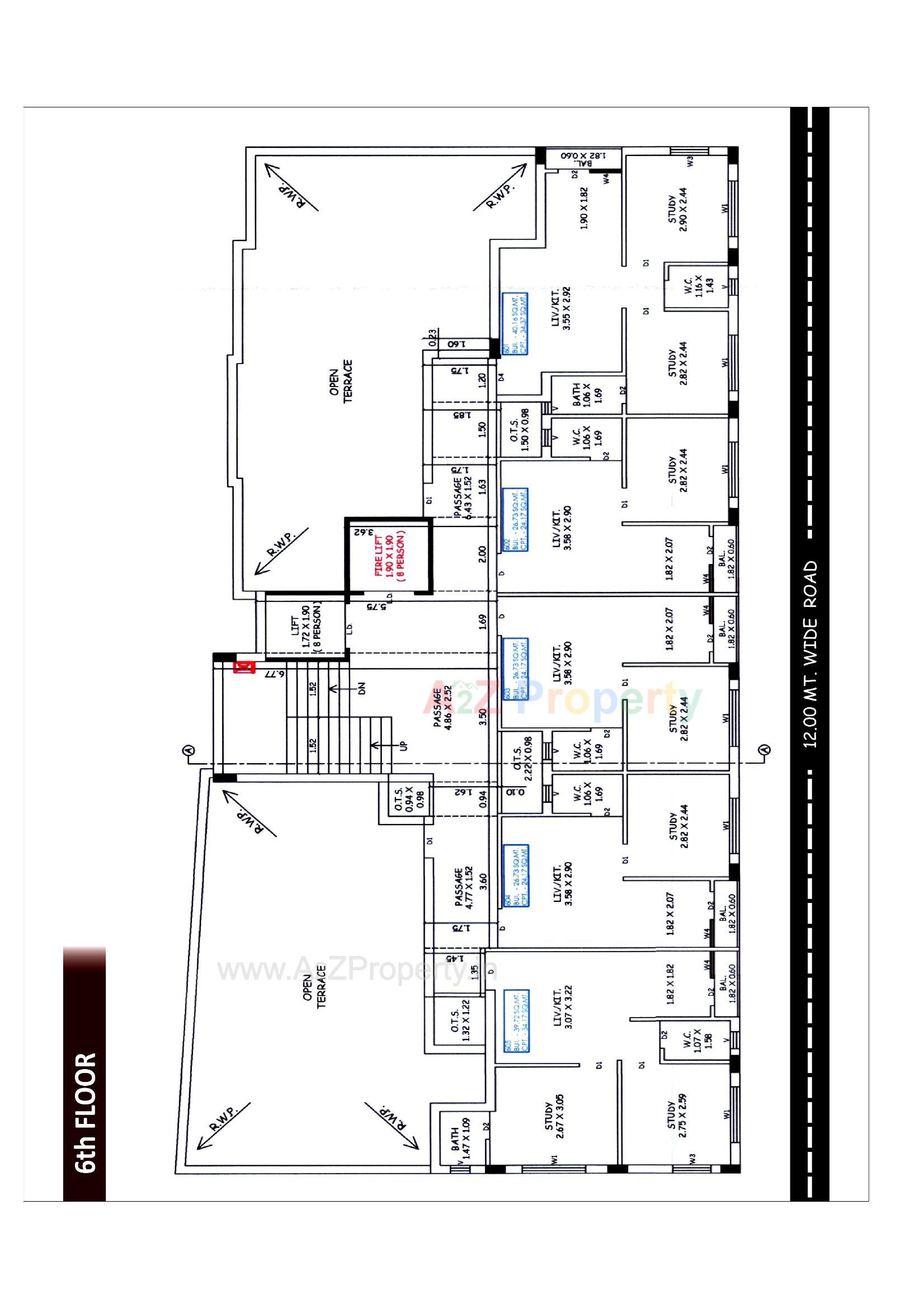 Layout of real estate project Shree Ambe Villa located at Rajkot, Rajkot, Gujarat
