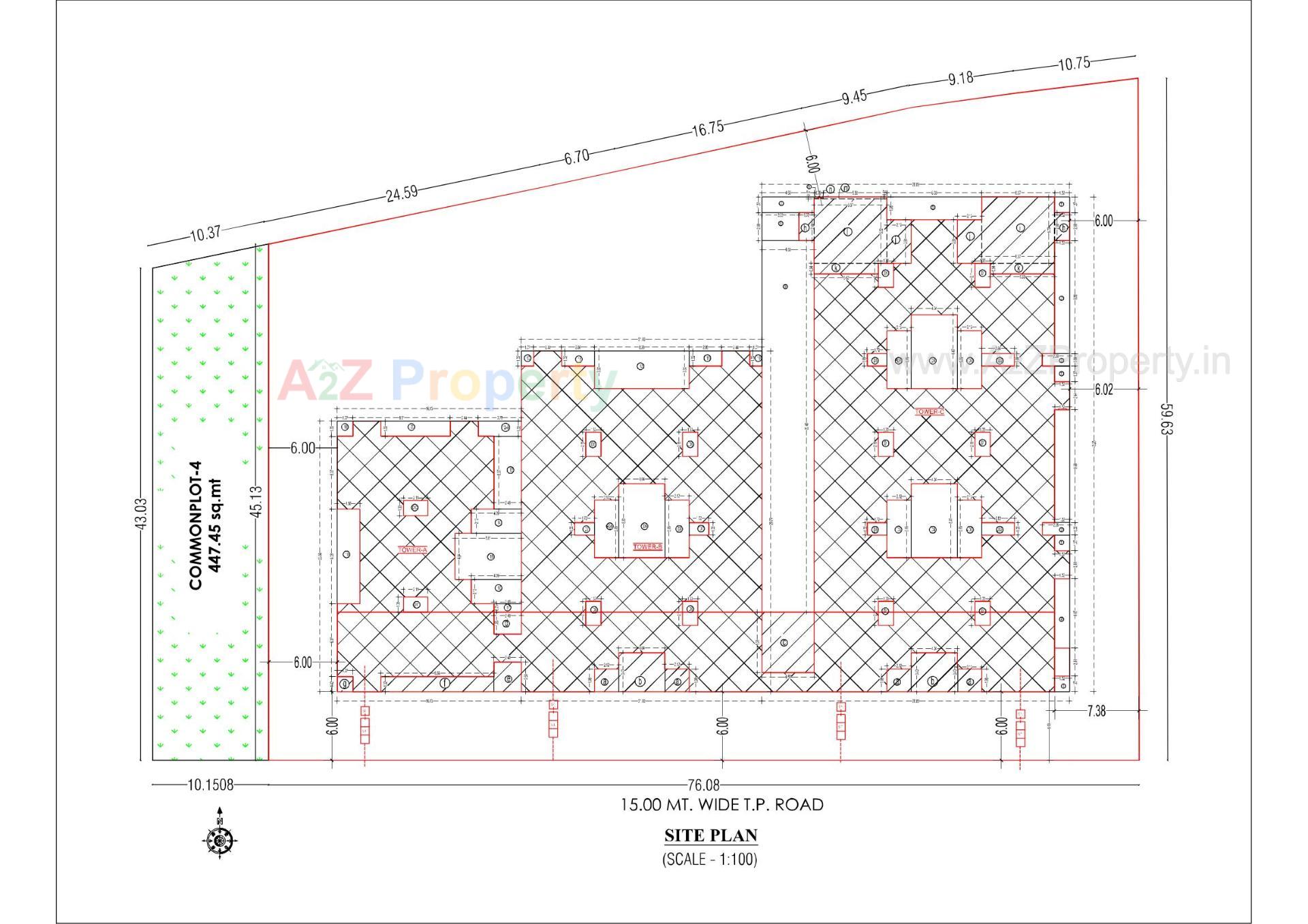  of real estate project Shree Bileshwar Heights located at Vavdi, Rajkot, Gujarat