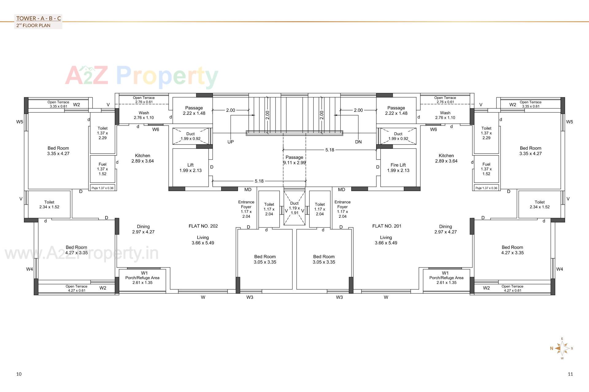 Layout of real estate project Shree Darshan Heights located at Rajkot, Rajkot, Gujarat