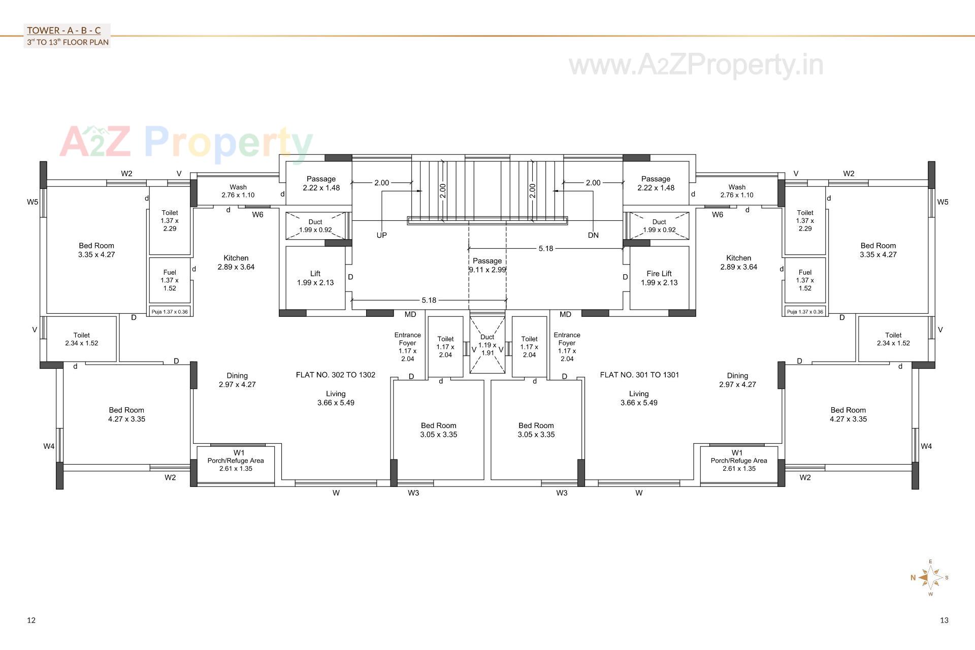 Layout of real estate project Shree Darshan Heights located at Rajkot, Rajkot, Gujarat