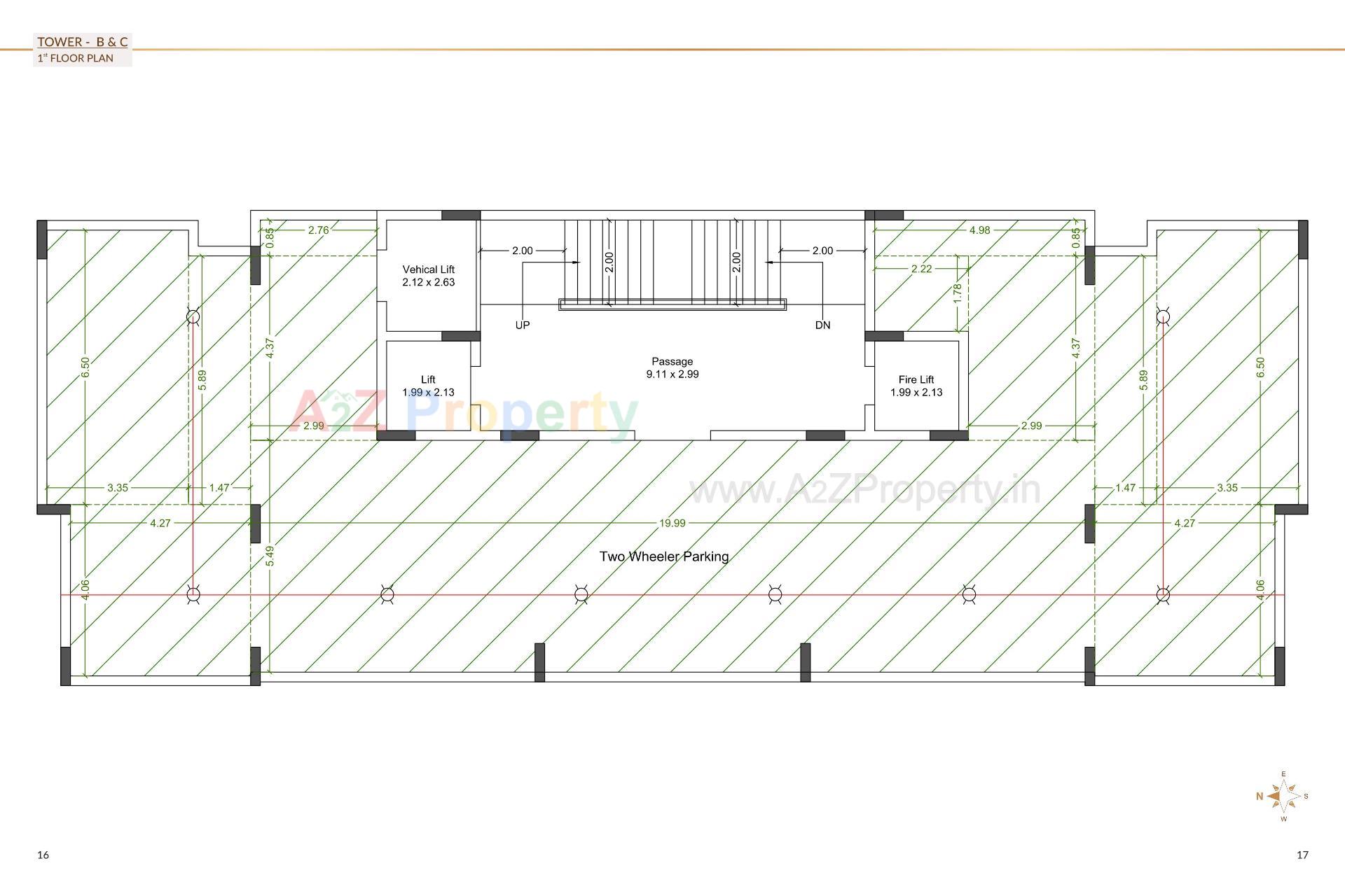 Layout of real estate project Shree Darshan Heights located at Rajkot, Rajkot, Gujarat