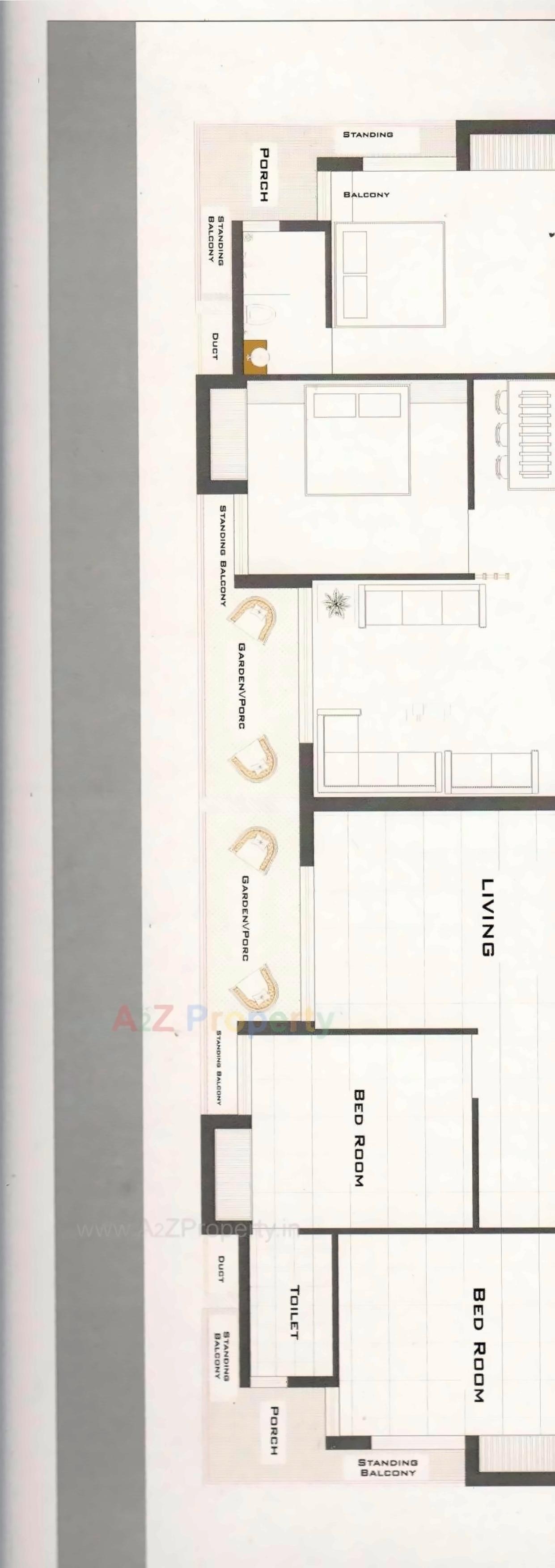 Layout of real estate project Shree Darshan Palace located at Mavdi, Rajkot, Gujarat