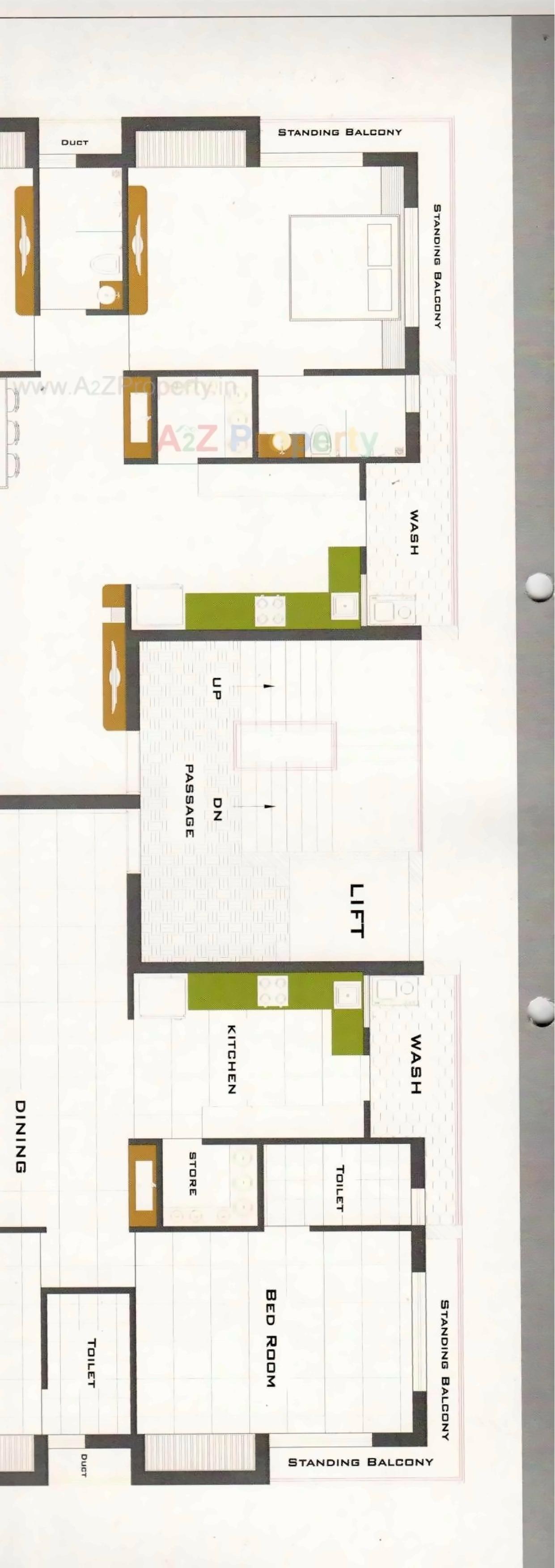 Layout of real estate project Shree Darshan Palace located at Mavdi, Rajkot, Gujarat