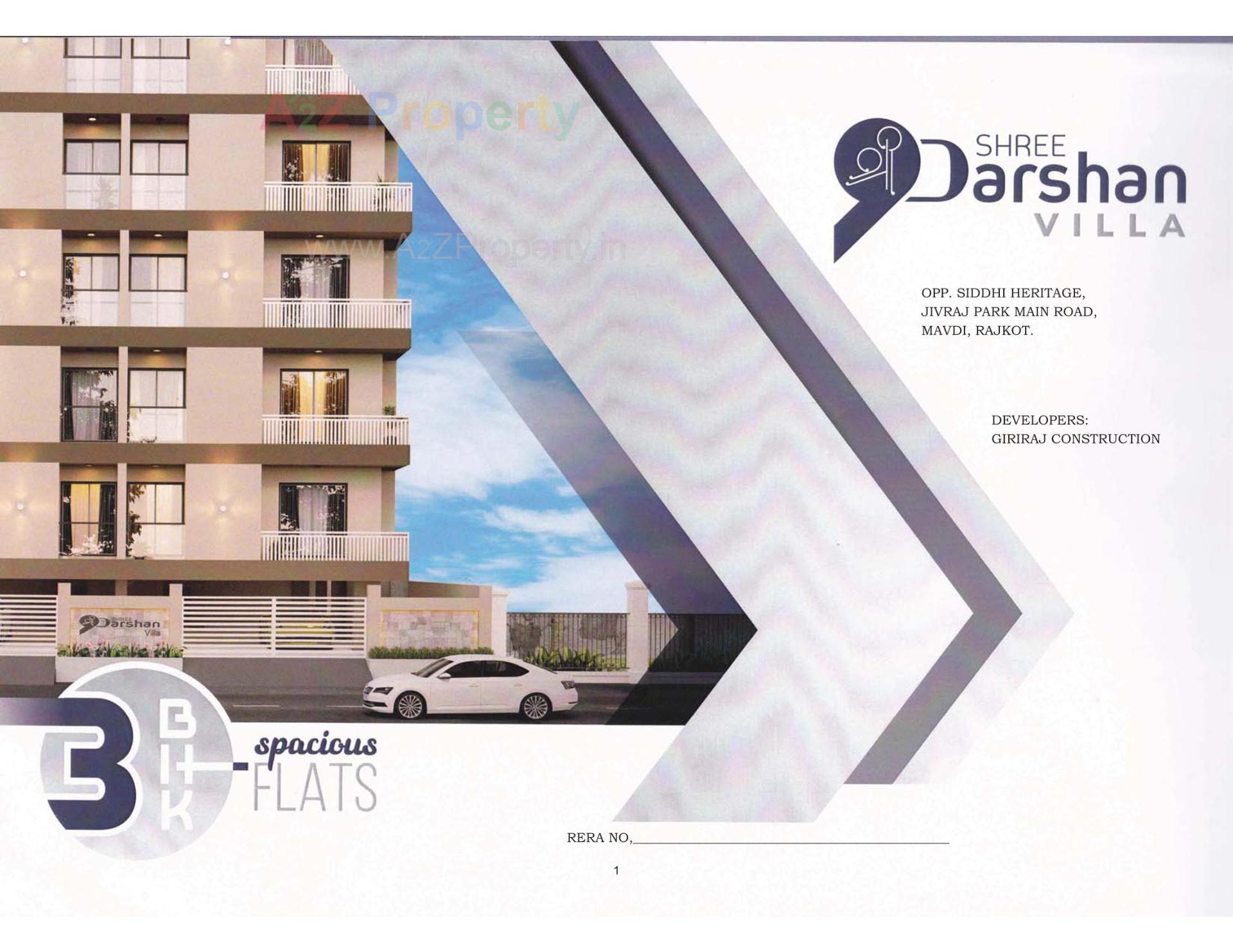  of real estate project Shree Darshan Villa located at Mavdi, Rajkot, Gujarat