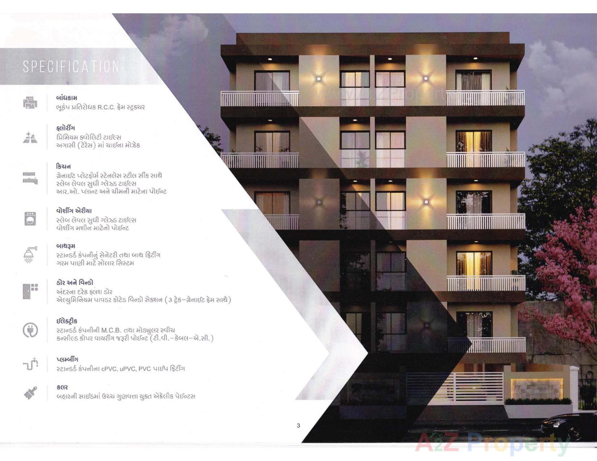  of real estate project Shree Darshan Villa located at Mavdi, Rajkot, Gujarat