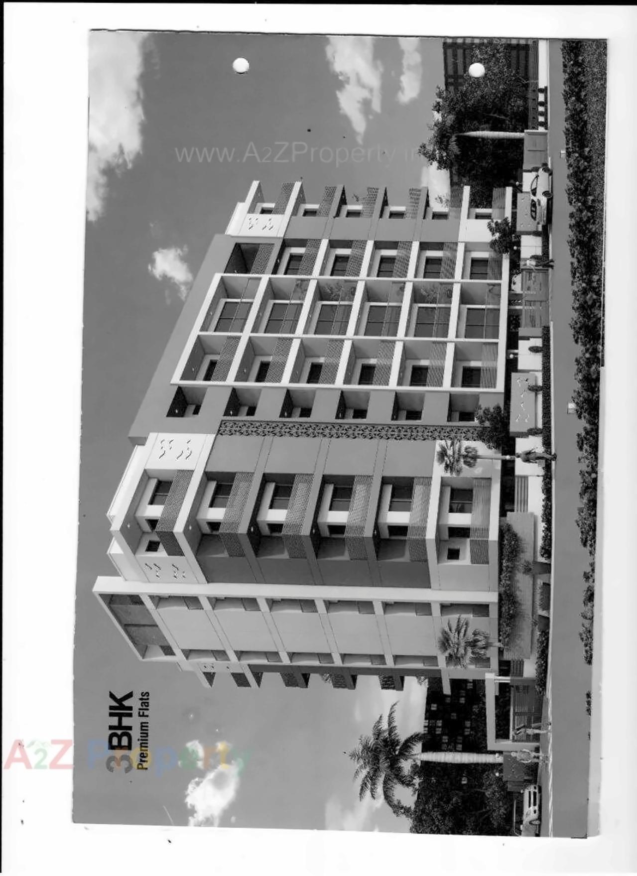 3D Elevation of real estate project Shree Darshan located at Mavdi, Rajkot, Gujarat