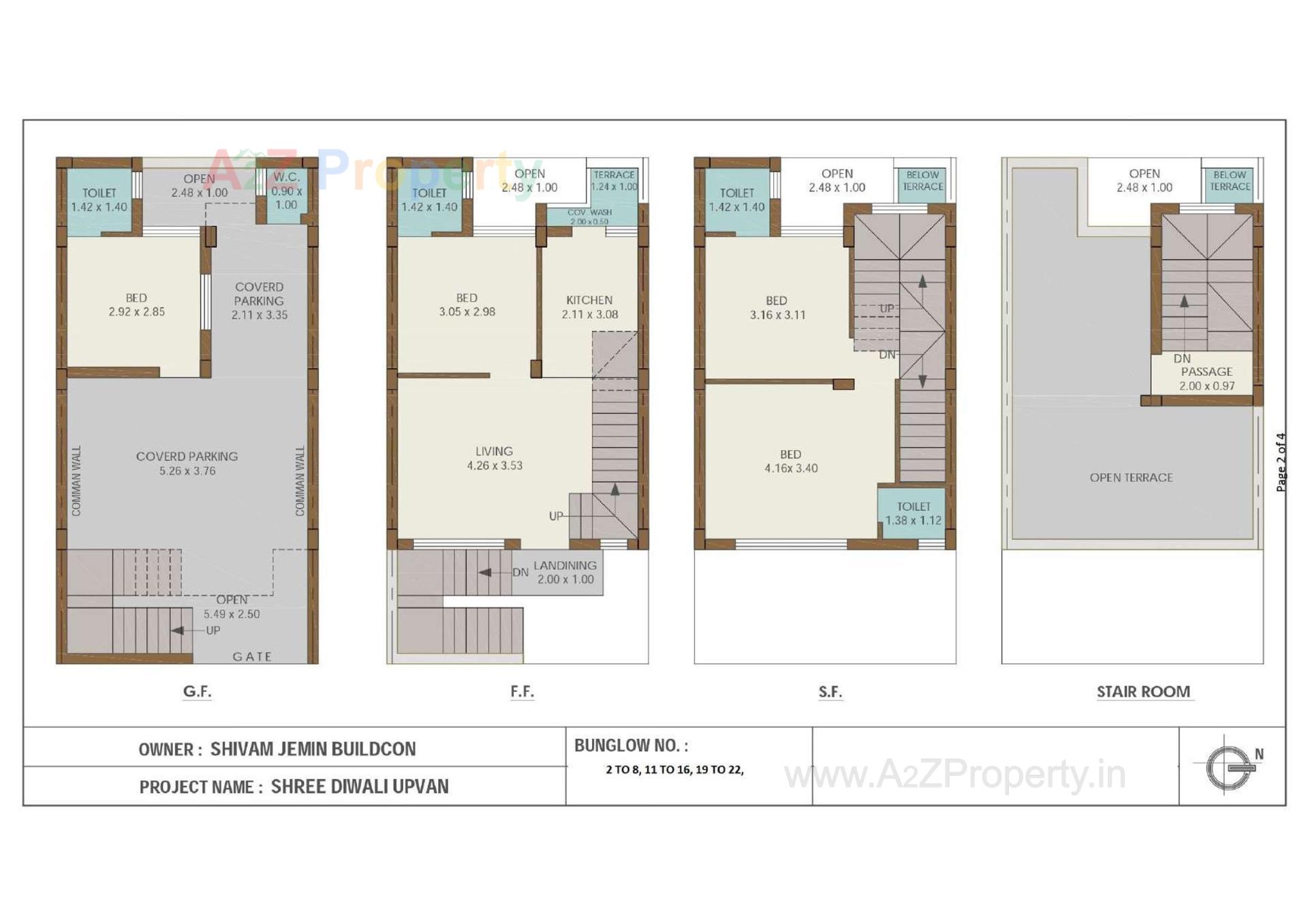 Layout of real estate project Shree Diwali Upvan located at Mavdi, Rajkot, Gujarat