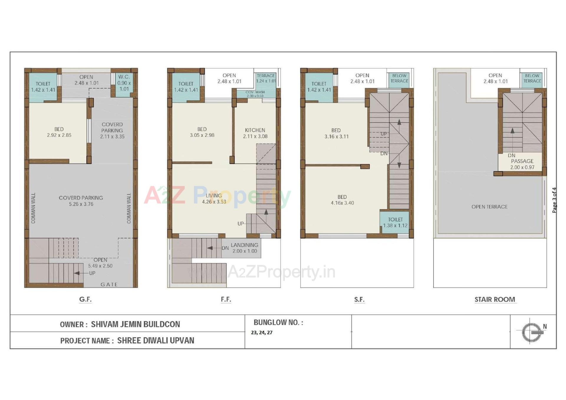Layout of real estate project Shree Diwali Upvan located at Mavdi, Rajkot, Gujarat
