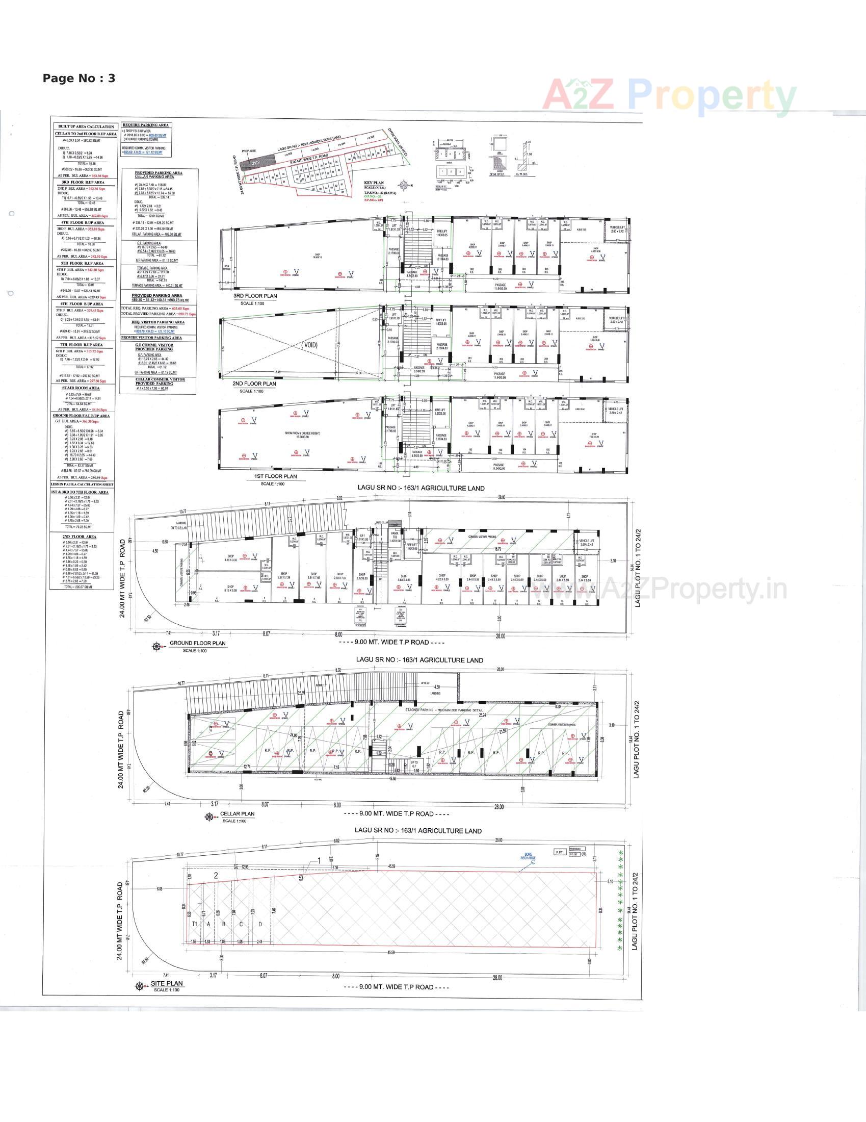 Layout of real estate project Shree Hari Empire located at Raiya, Rajkot, Gujarat