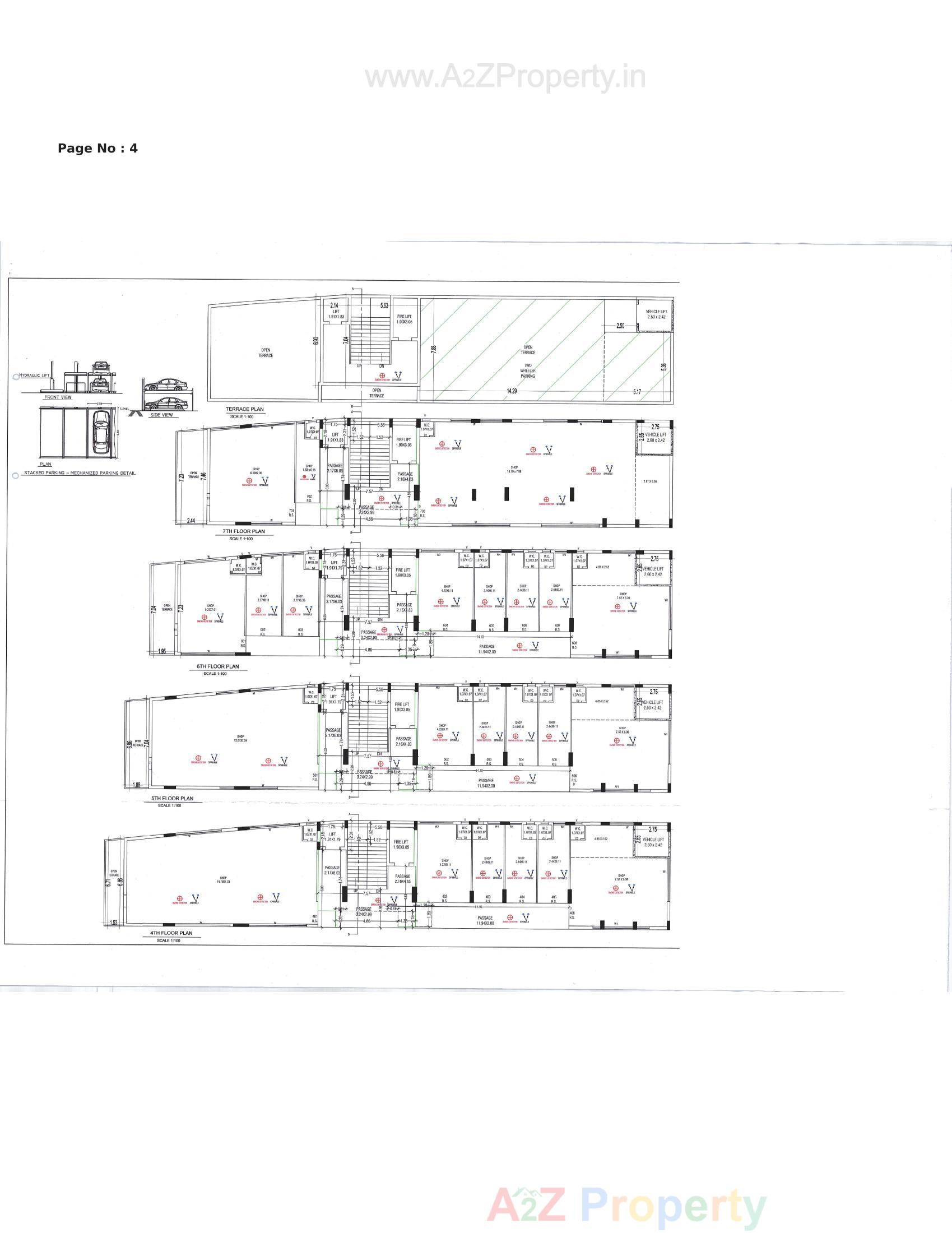 Layout of real estate project Shree Hari Empire located at Raiya, Rajkot, Gujarat