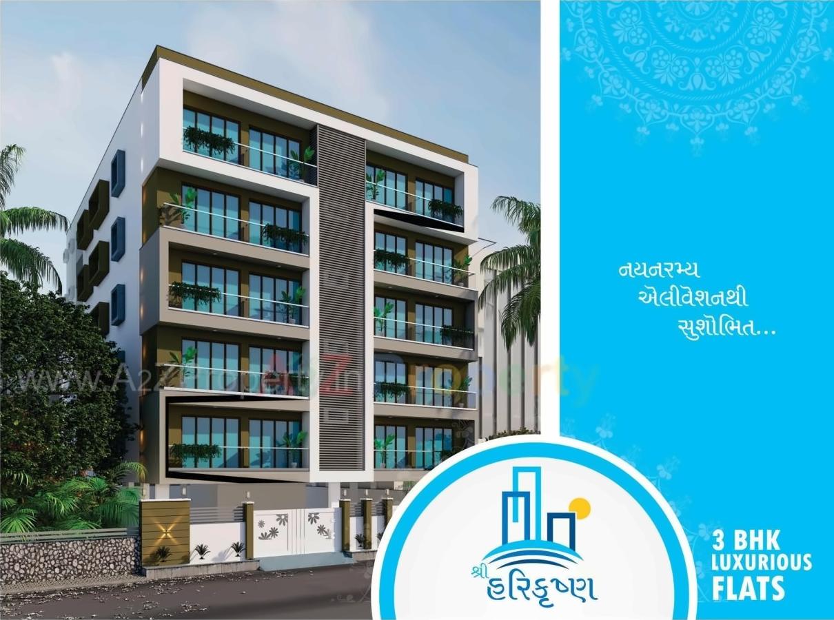 3D Elevation of real estate project Shree Harikrushna located at Rajkot, Rajkot, Gujarat