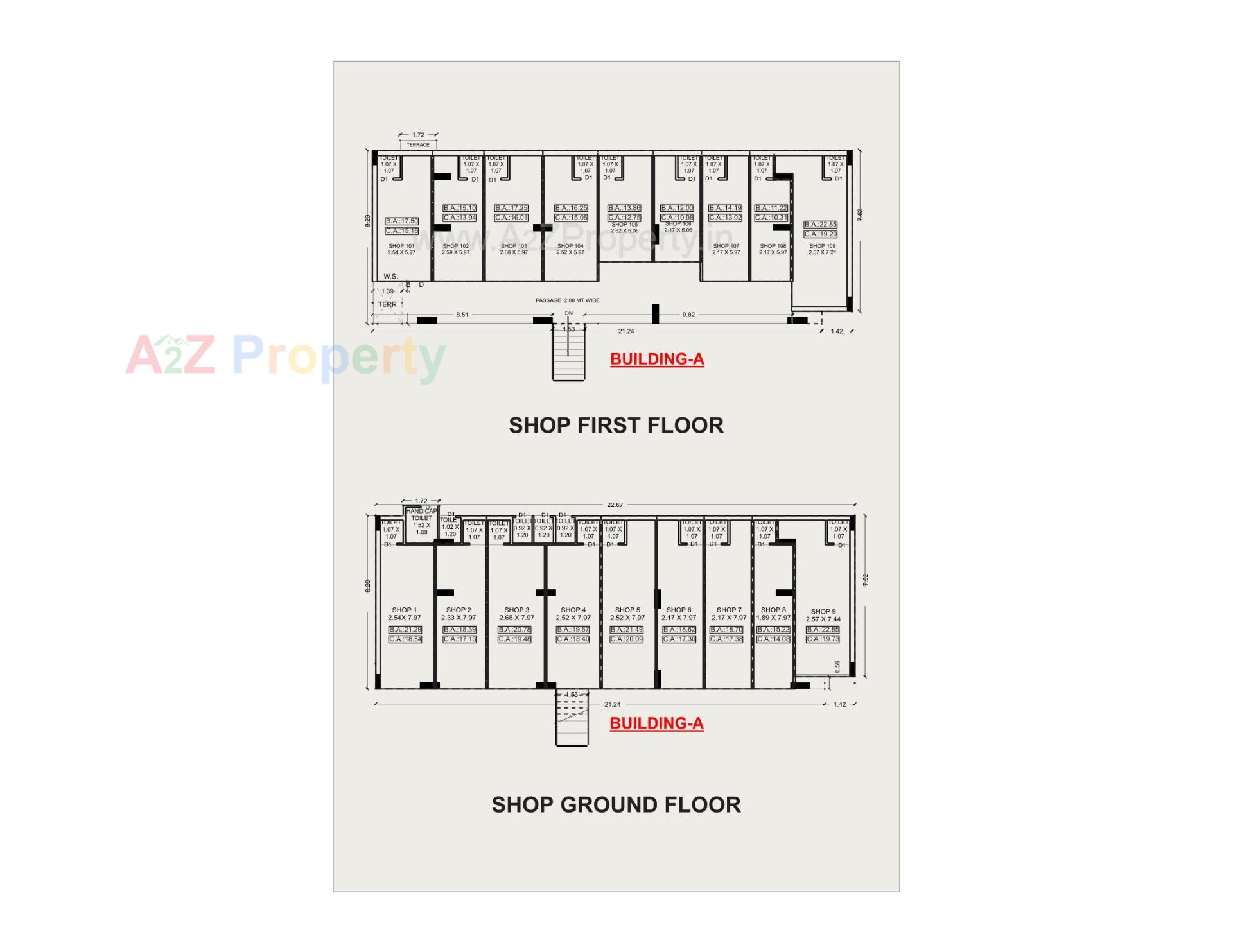 Layout of real estate project Shree Heights located at Rajkot, Rajkot, Gujarat