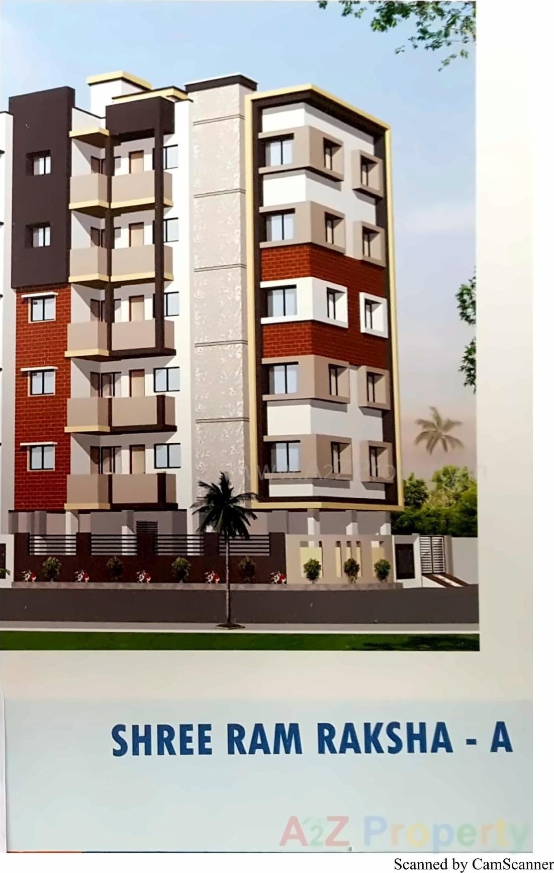 3D Elevation of real estate project Shree Ramraksha Residency located at Mavdi, Rajkot, Gujarat