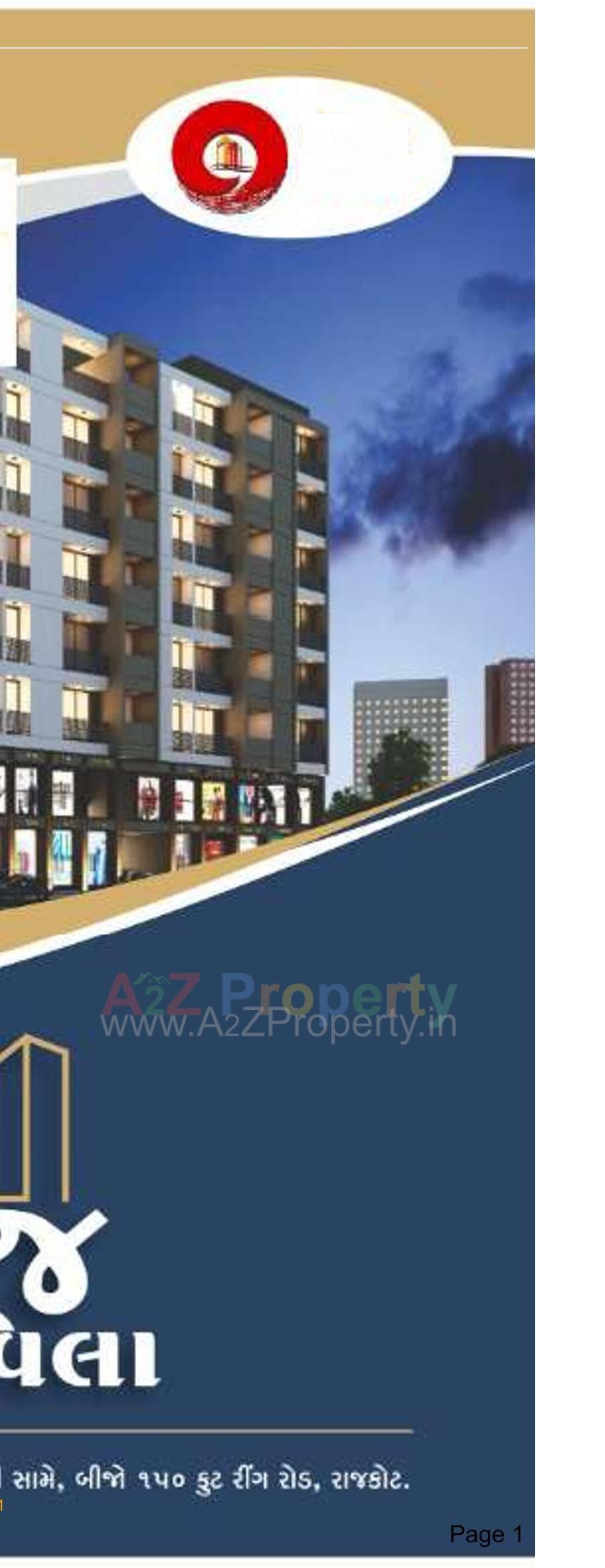 3D Elevation of real estate project Shree Vraj Villa located at Ghanteshwar, Rajkot, Gujarat