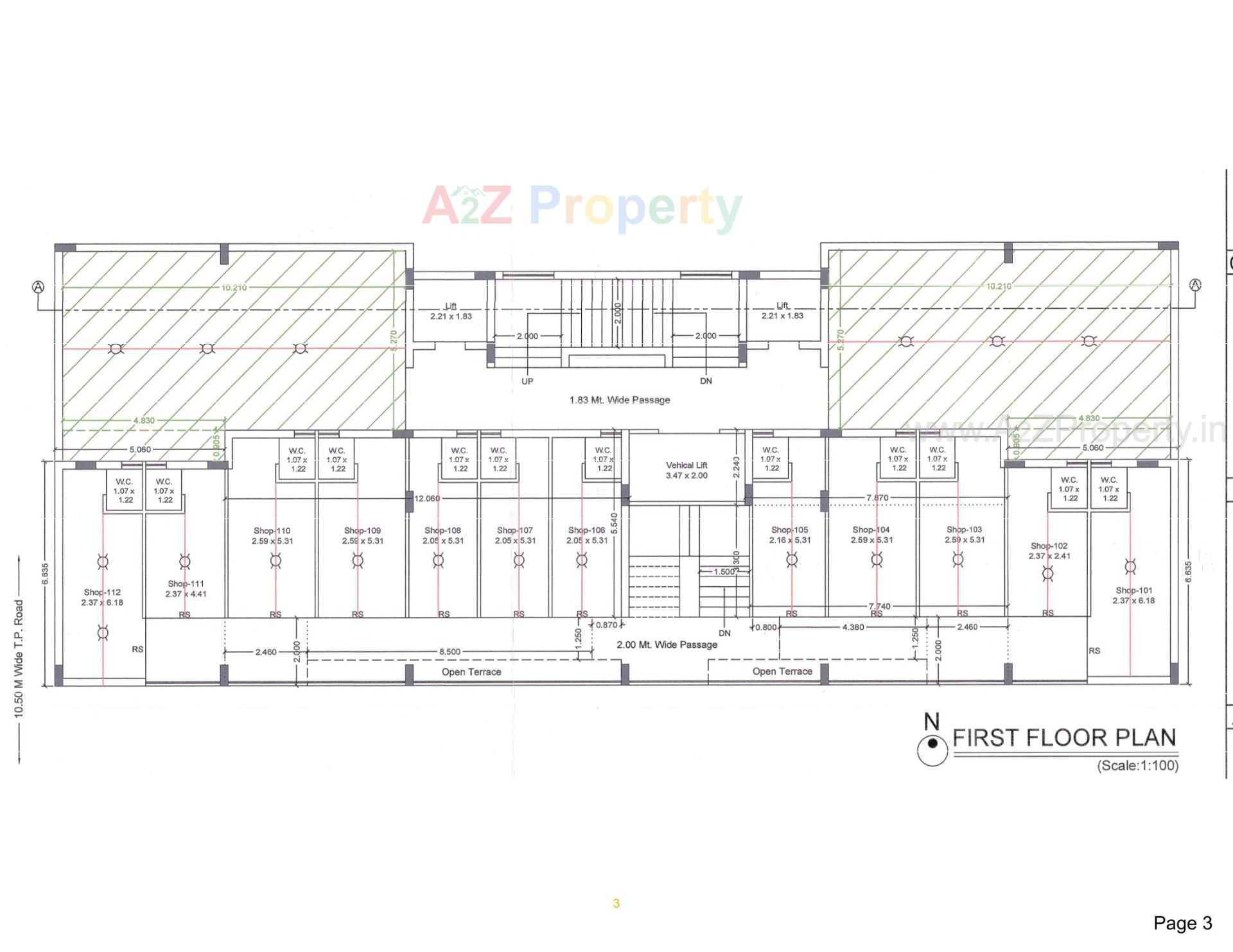 Layout of real estate project Shree Vraj Villa located at Ghanteshwar, Rajkot, Gujarat