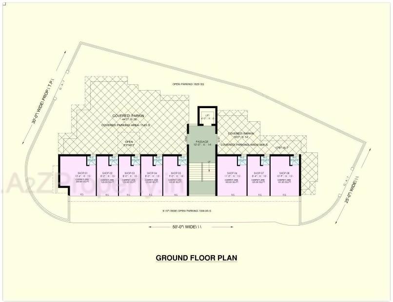 Layout of real estate project Shreeji located at Kothariya, Rajkot, Gujarat