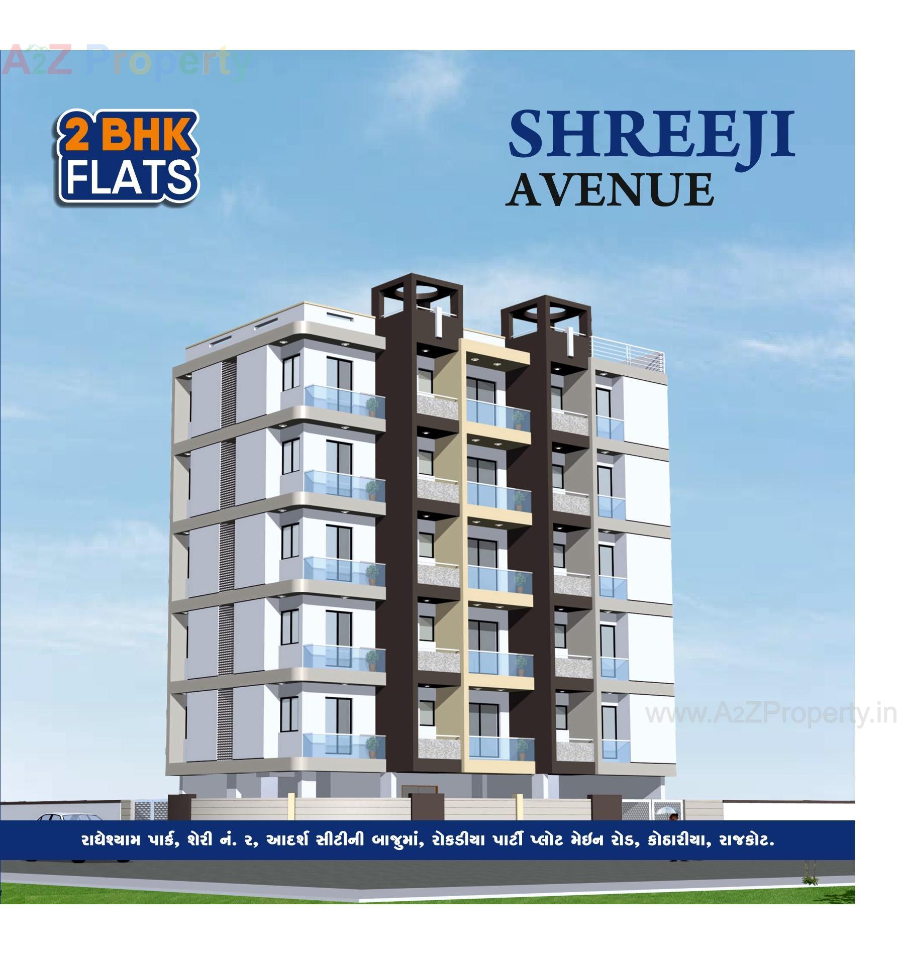 3D Elevation of real estate project Shreeji Avenue located at Rajkot, Rajkot, Gujarat