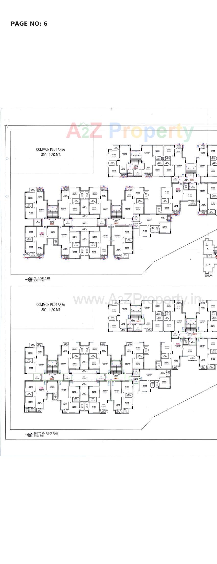 Layout of real estate project Shreeji Avenue located at Rajkot, Rajkot, Gujarat