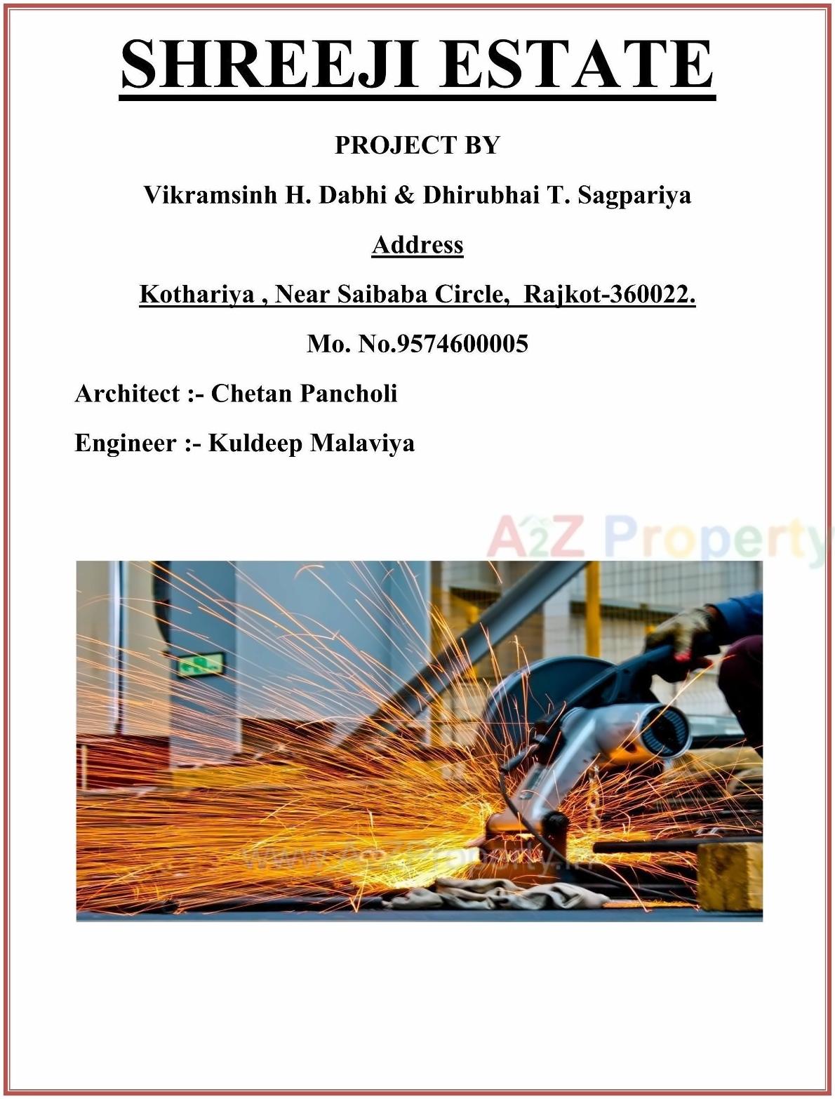  of real estate project Shreeji Estate located at Kotharia, Rajkot, Gujarat