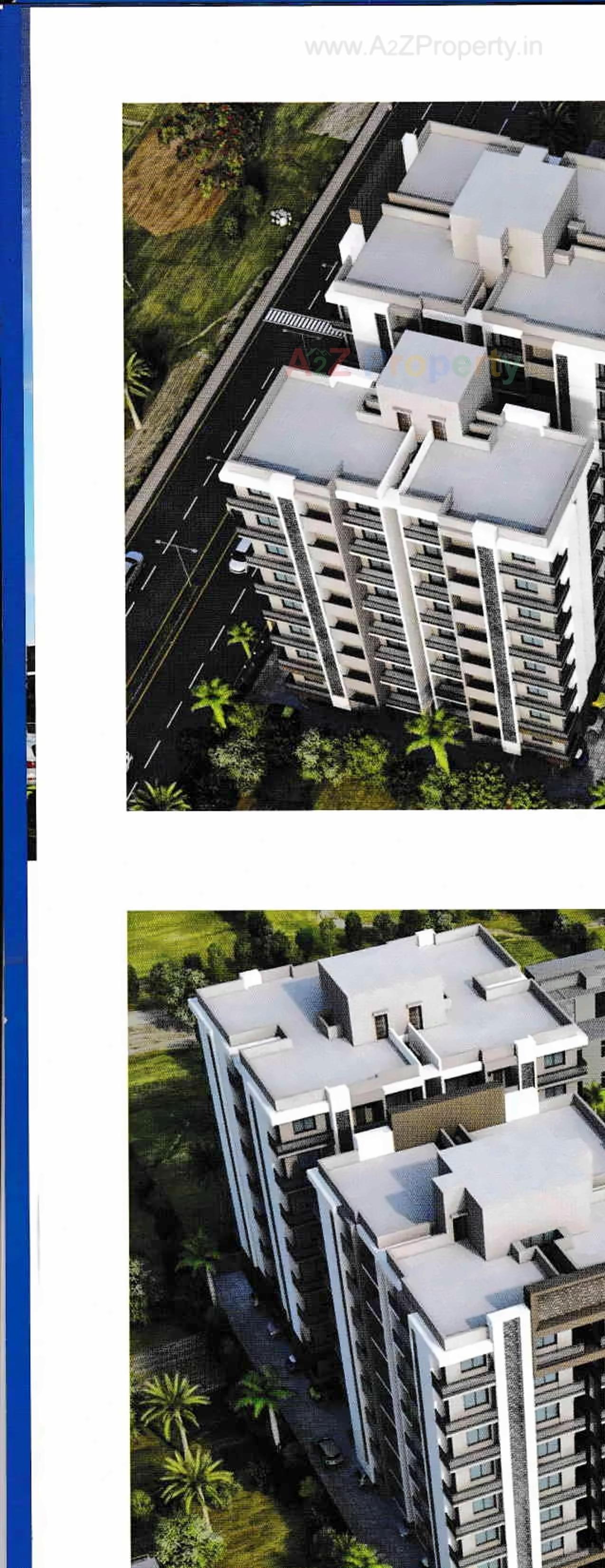 3D Elevation of real estate project Shreeji Exotica located at Mavdi, Rajkot, Gujarat