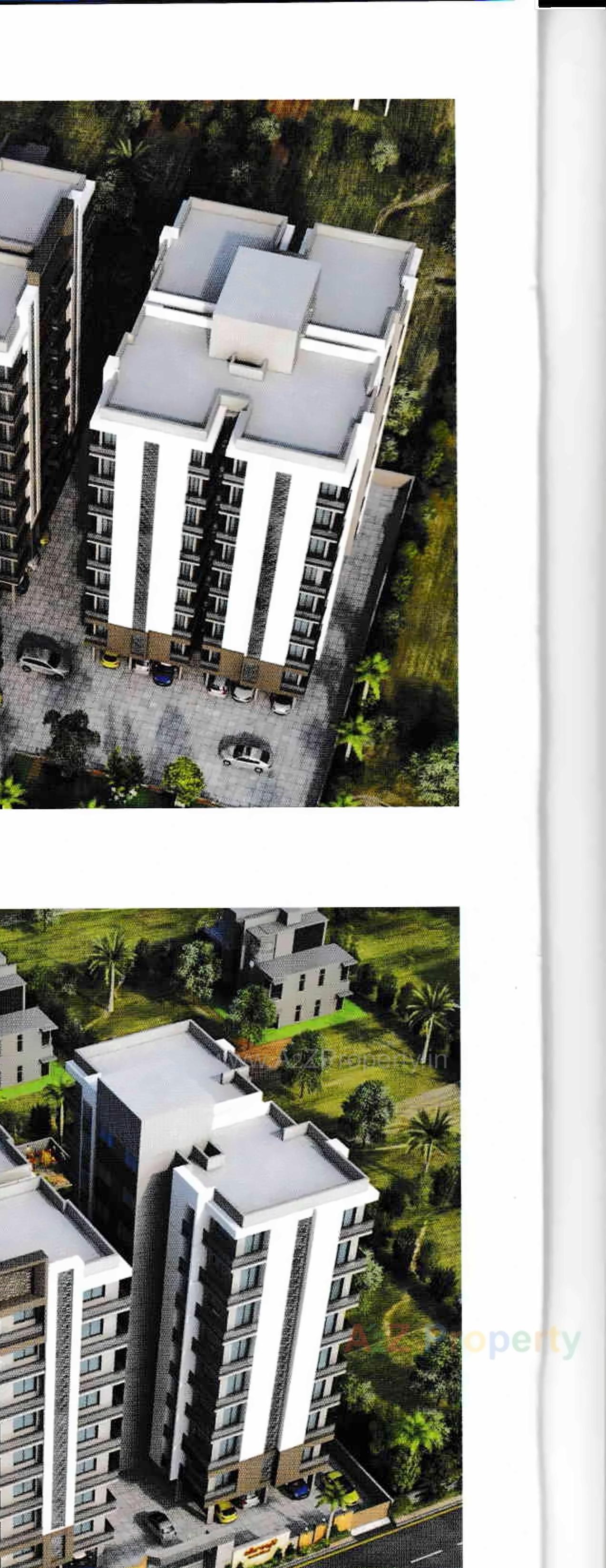 3D Elevation of real estate project Shreeji Exotica located at Mavdi, Rajkot, Gujarat