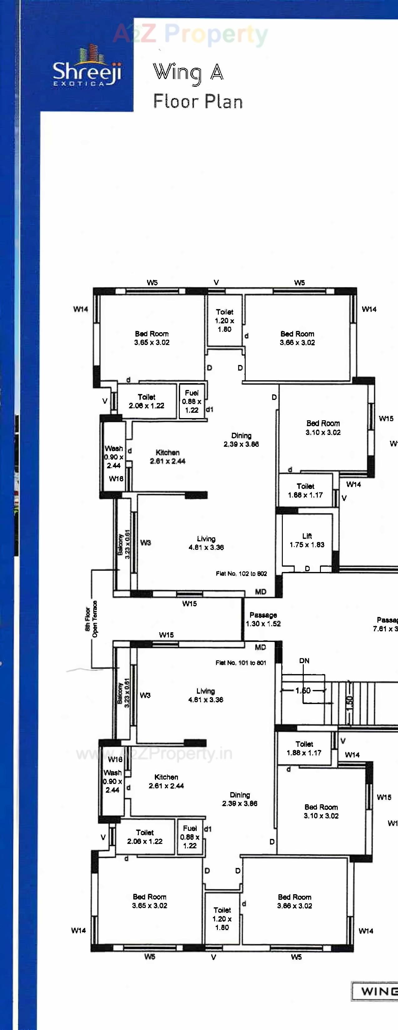 Layout of real estate project Shreeji Exotica located at Mavdi, Rajkot, Gujarat