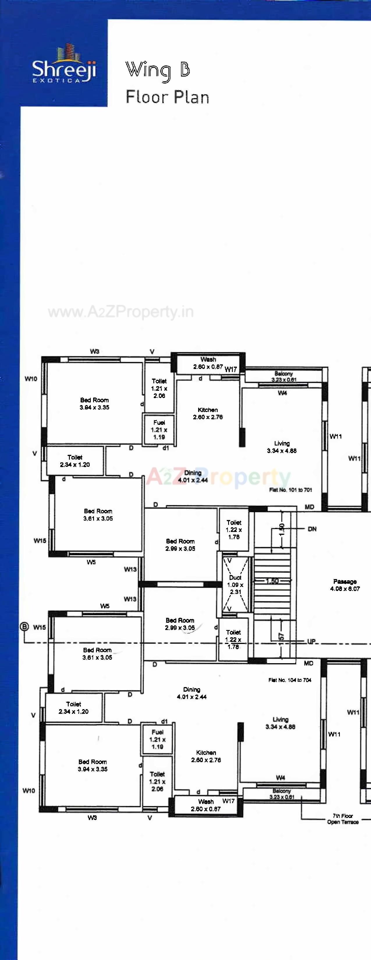 Layout of real estate project Shreeji Exotica located at Mavdi, Rajkot, Gujarat