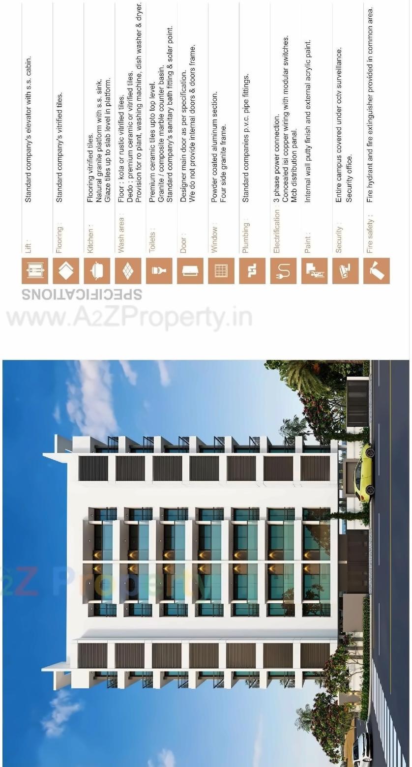  of real estate project Shreeji Height located at Mavdi, Rajkot, Gujarat