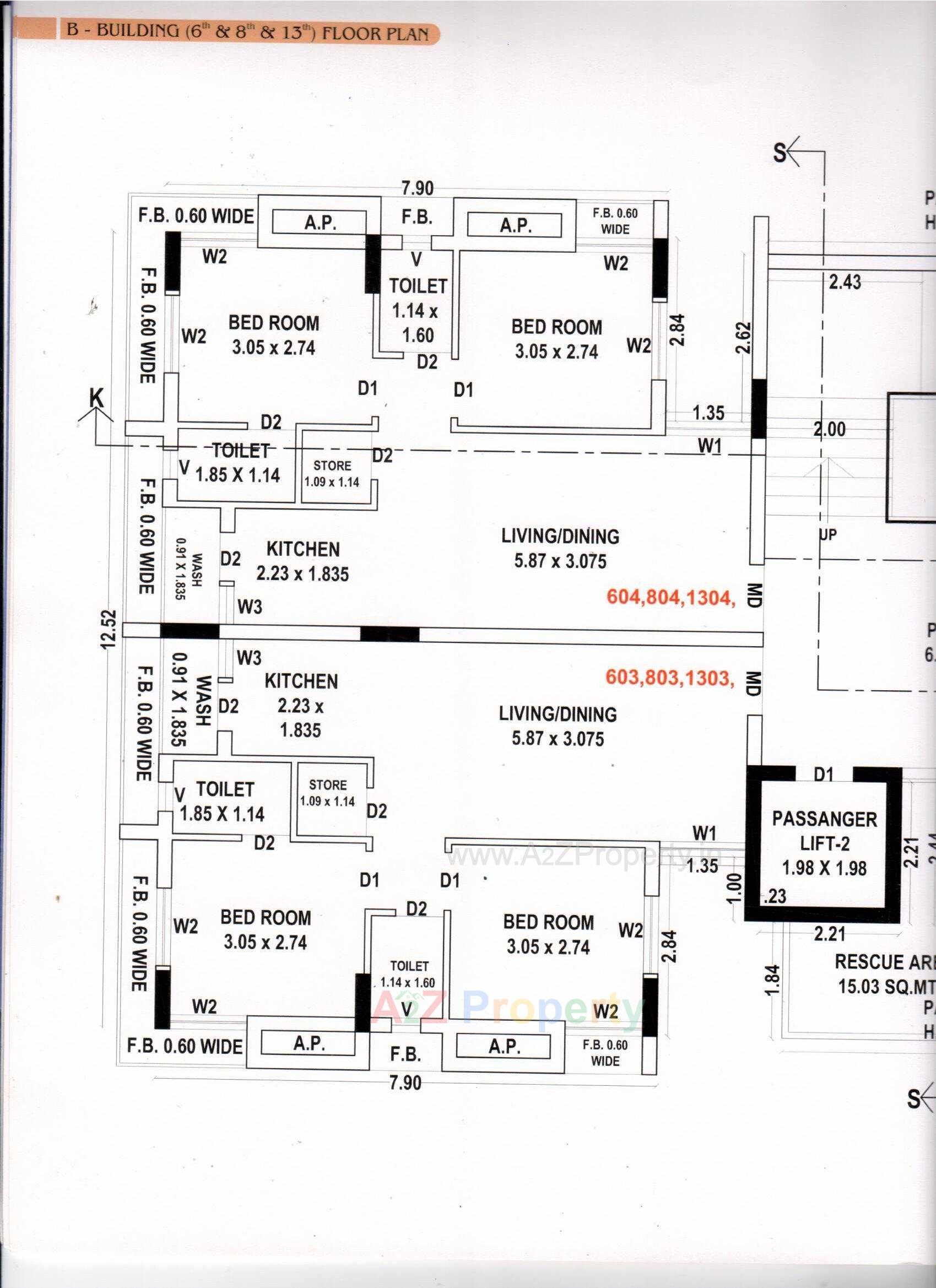 Layout of real estate project Shreeji Heights located at Kangashiyali, Rajkot, Gujarat