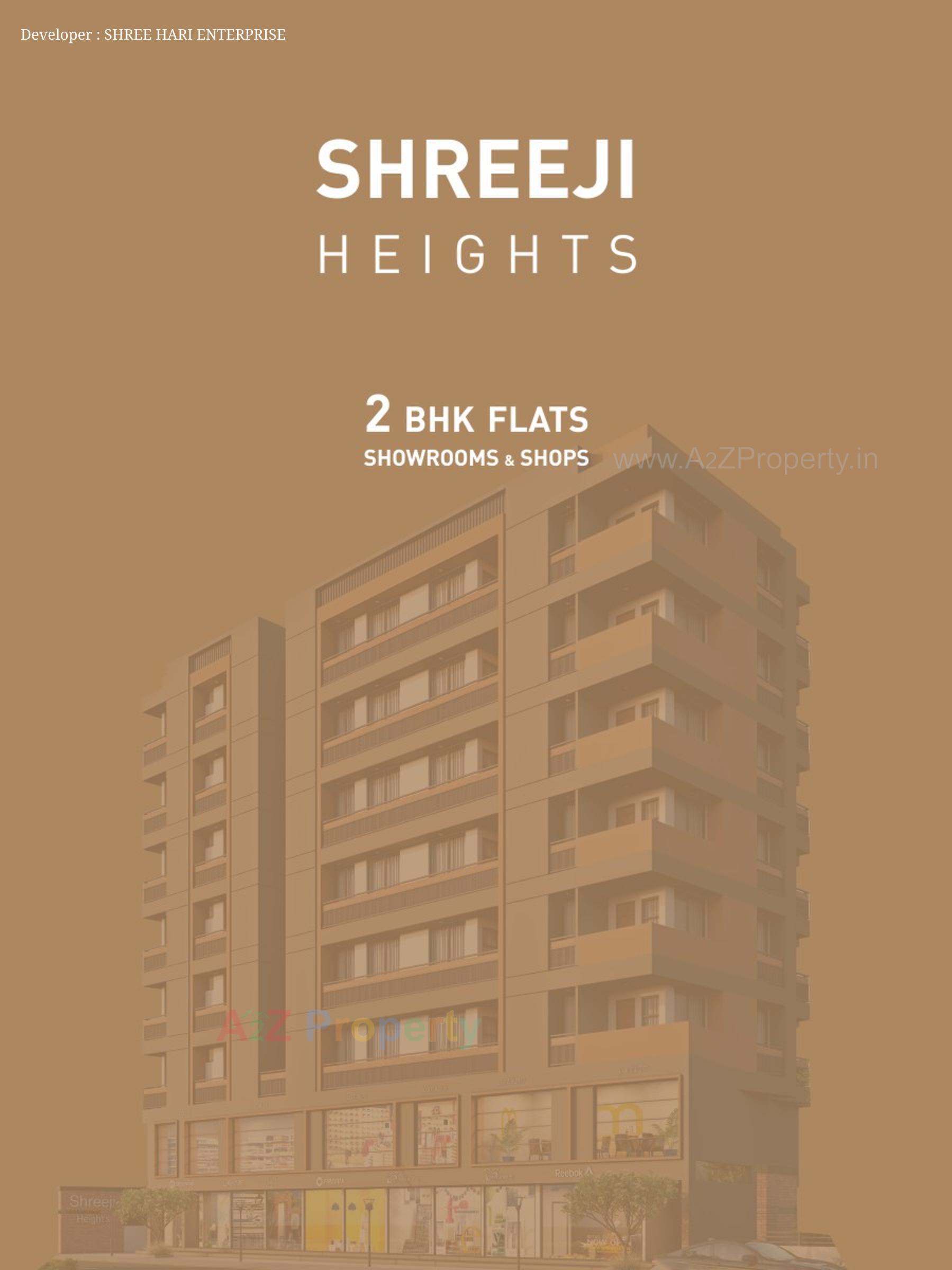 3D Elevation of real estate project Shreeji Heights located at Raiya, Rajkot, Gujarat