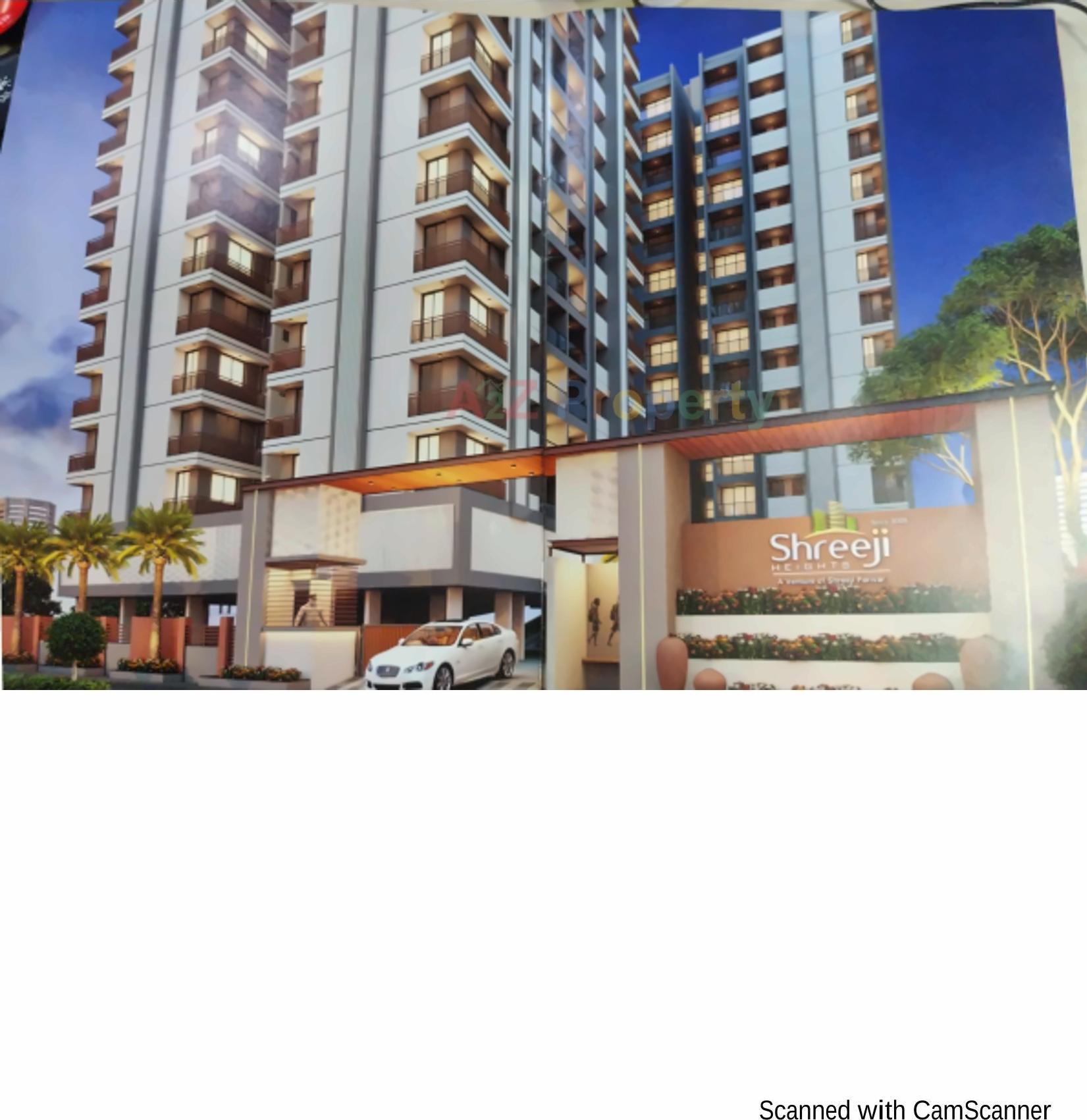 3D Elevation of real estate project Shreeji Heights located at Mavdi, Rajkot, Gujarat