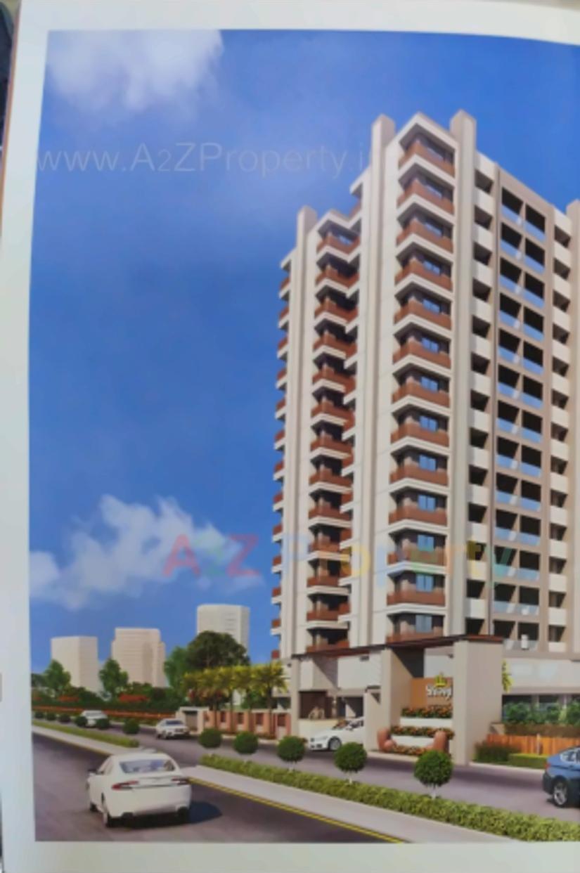 3D Elevation of real estate project Shreeji Heights located at Mavdi, Rajkot, Gujarat