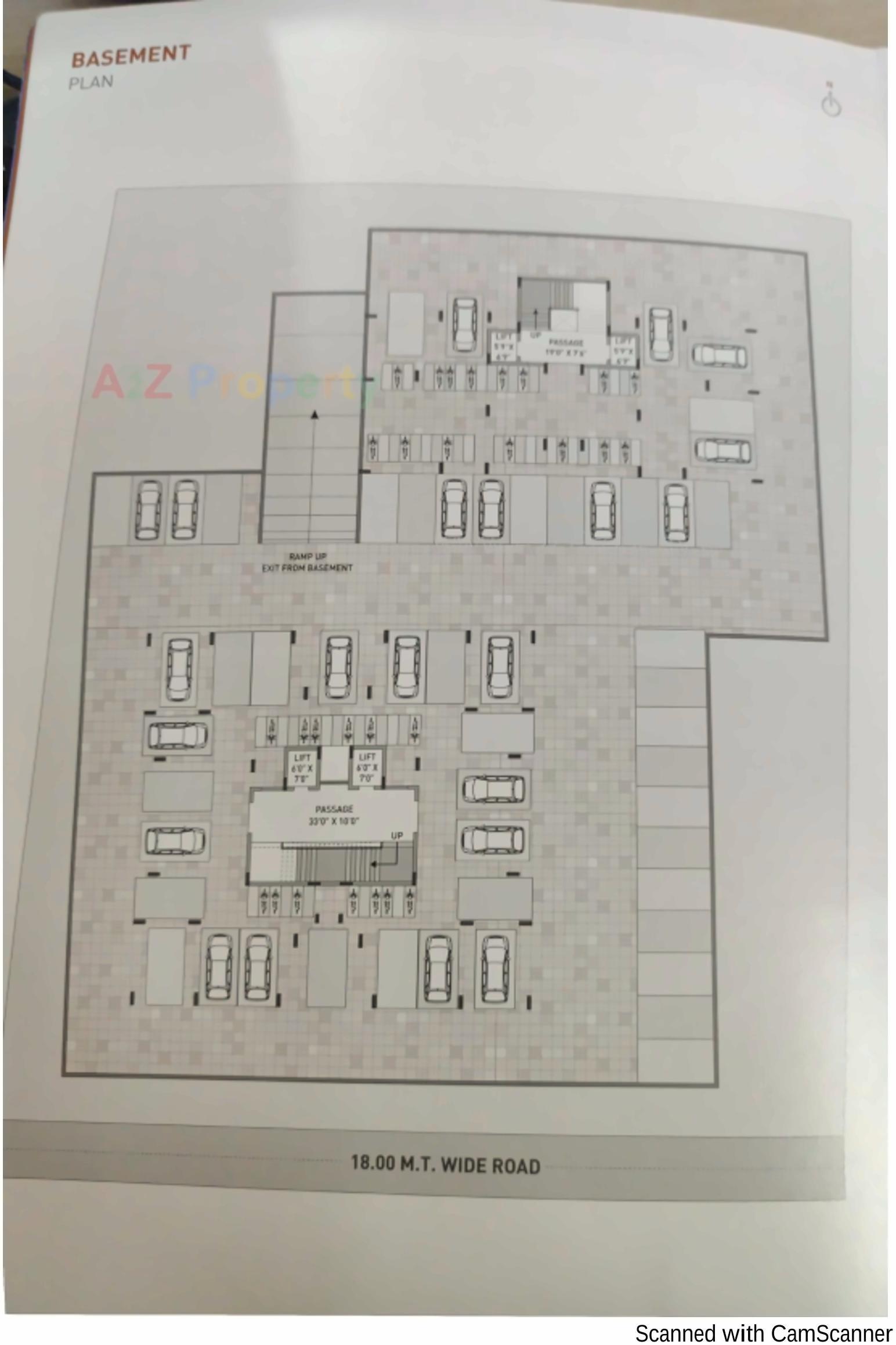 Layout of real estate project Shreeji Heights located at Mavdi, Rajkot, Gujarat